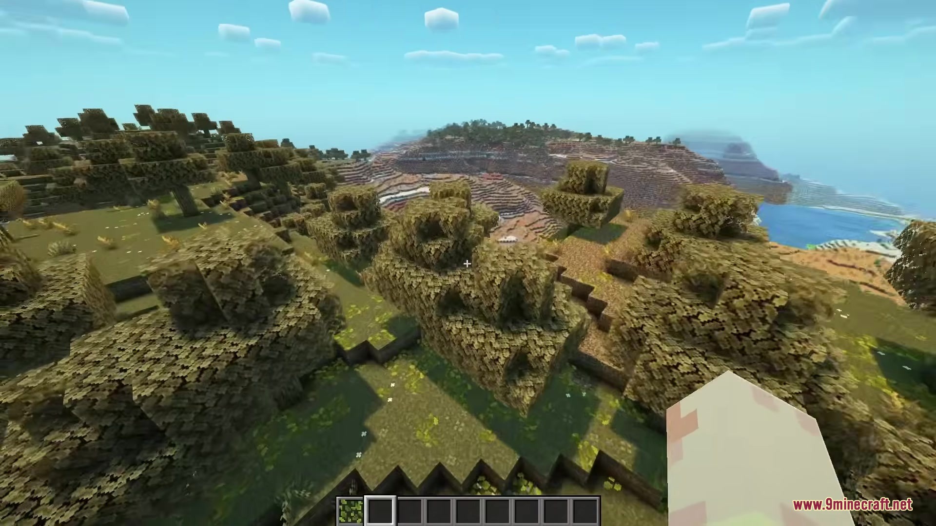 The Leaf Litter Recolor Resource Pack updates the look of fallen leaves