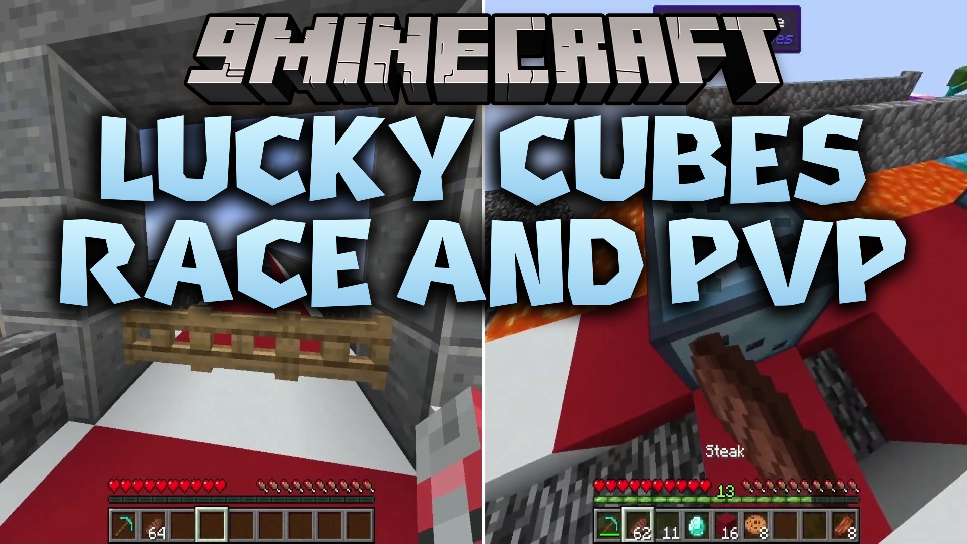 Lucky Cubes Race and PVP Map