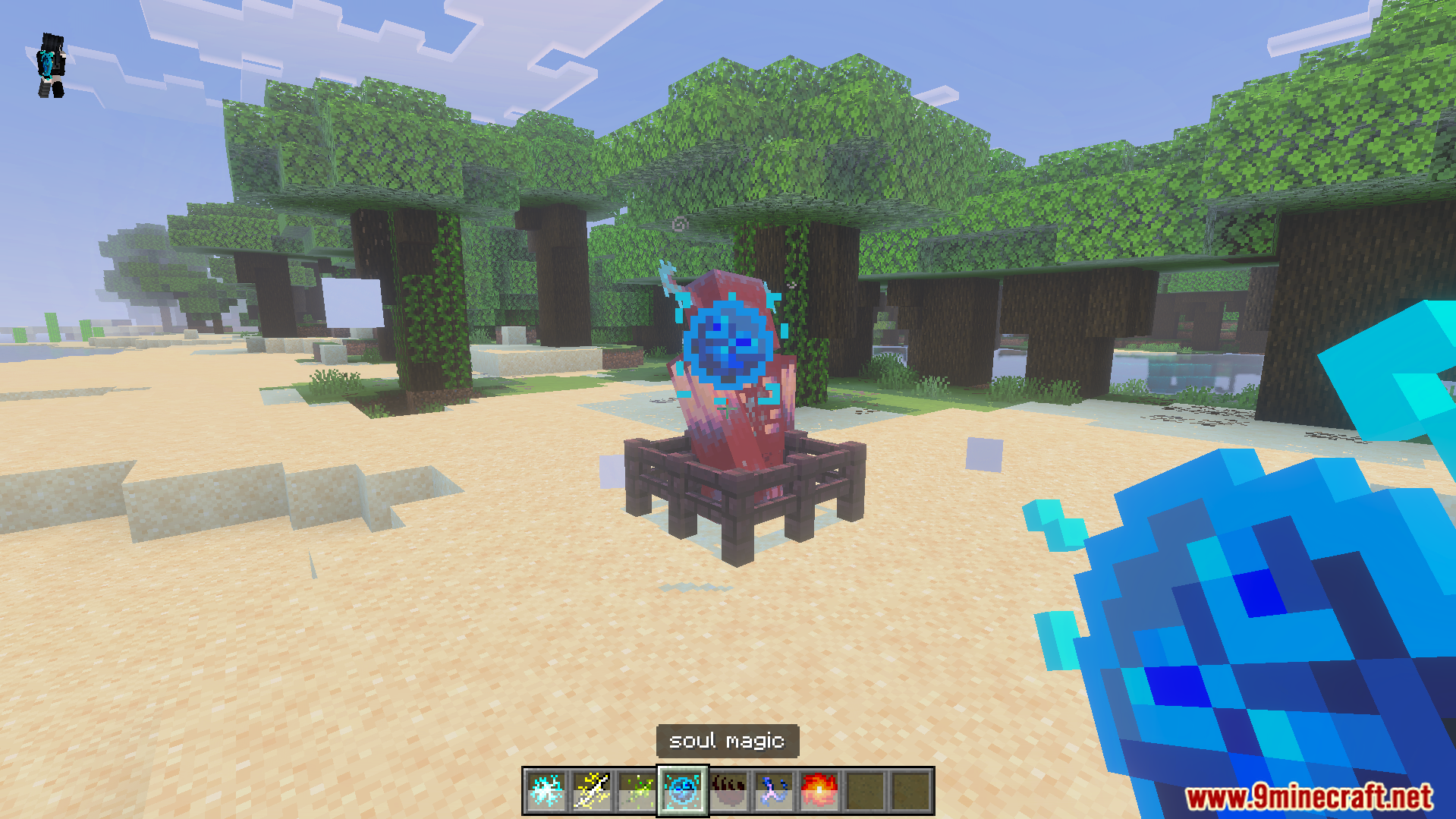 Magic Expansion Addon Screenshot 5 A player uses
