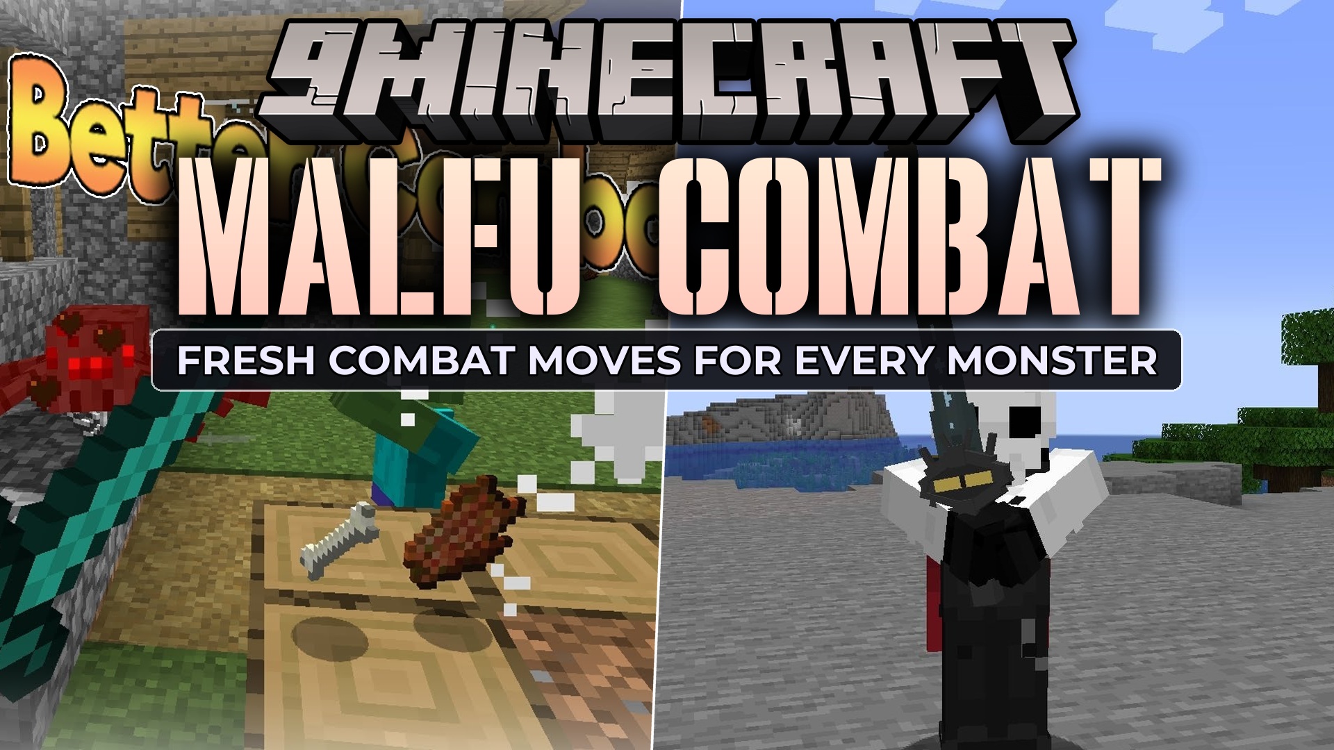 Malfu Combat Data Pack (1.21.4, 1.20.1) – Fresh Combat Moves for Every Monster