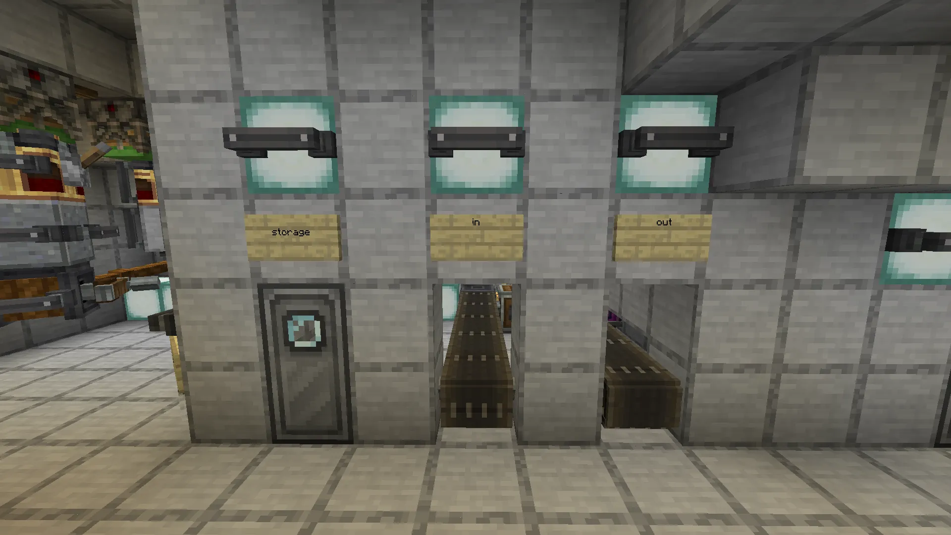 Megamouse Capitas Ship Non Flying Schematic Screenshots 7 Conveyor belts and storage doors for managing cargo inside the giant spaceship