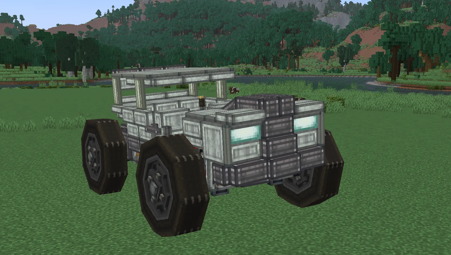 Monster Truck with Suspention Schematic Thumbnail
