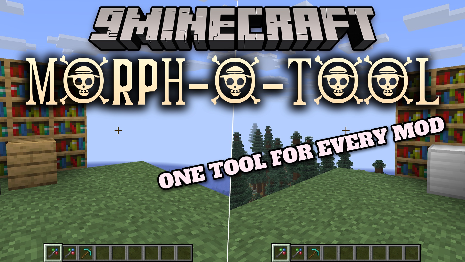 Morph-o-Tool 9minecraft Mod