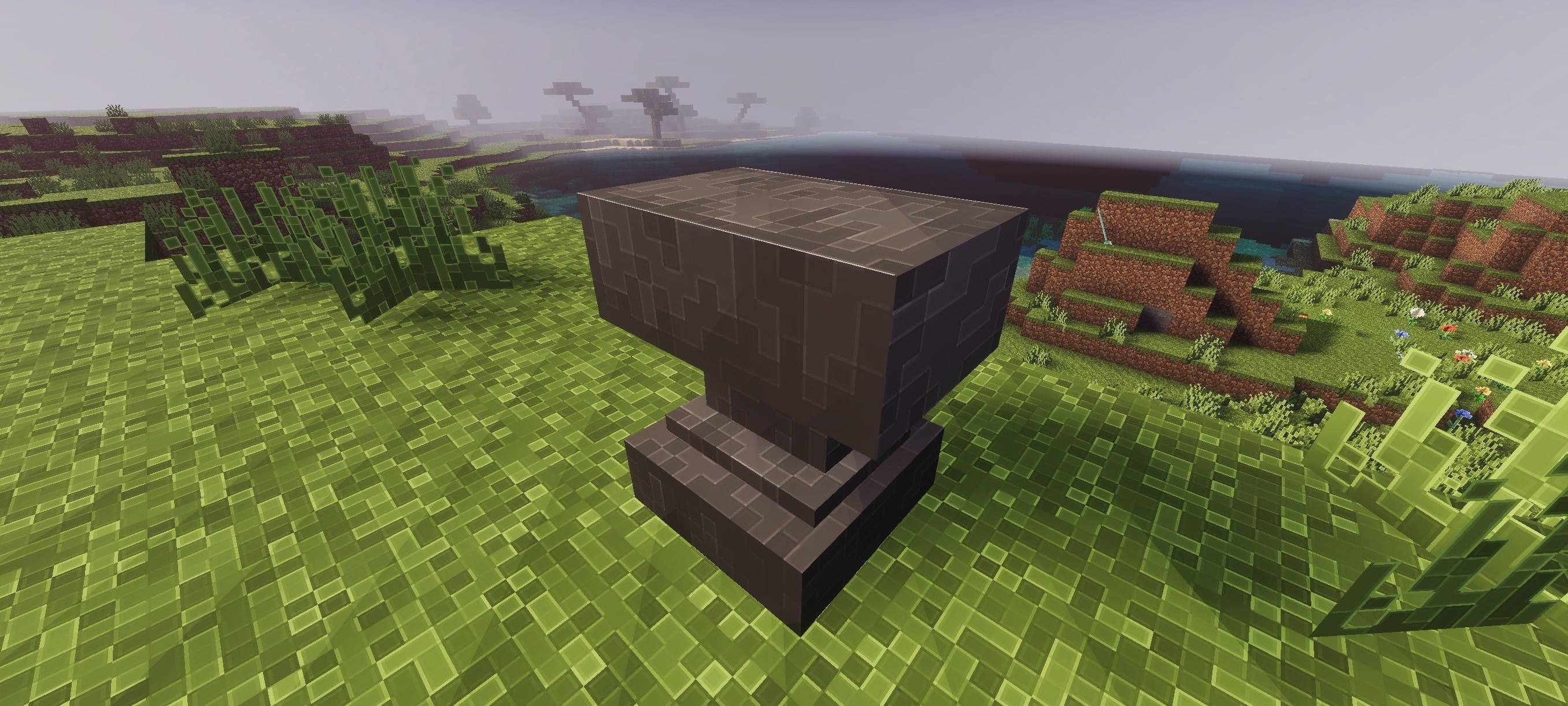 Outline Shader adds sharp edges and high resolution textures to an anvil