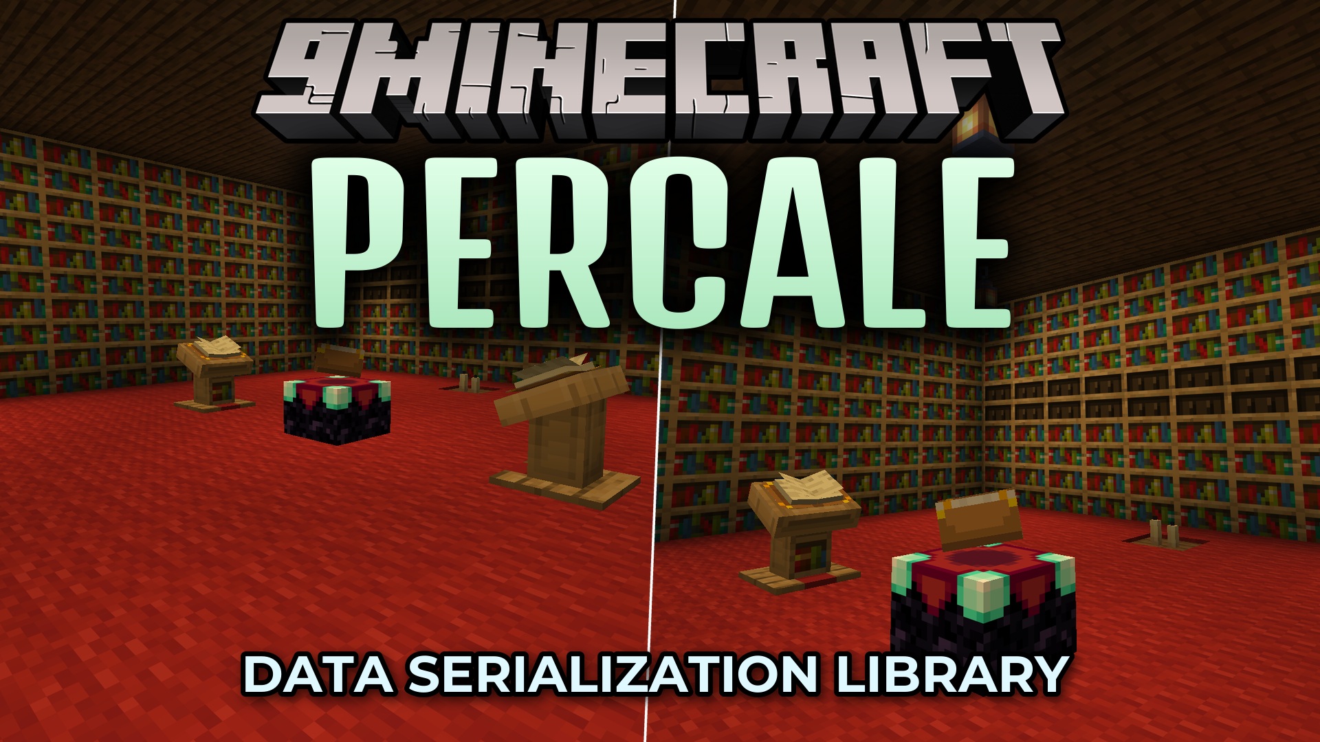 Percale is a small serialization and data library by Ejektaflex. It provides the data-handling utilities that mods such as Bountiful use to read, write and store their data-driven content. It has no player-facing content of its own and is only installed when a mod requires it.