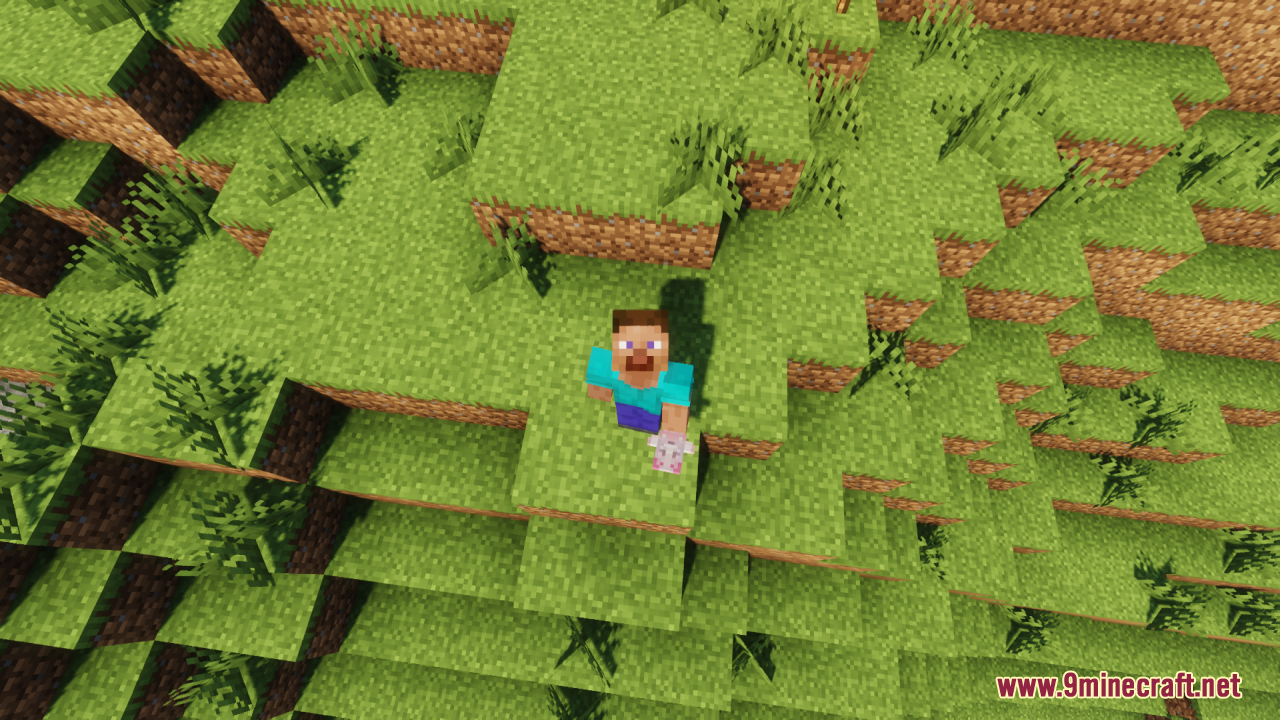 A player stands on a hill holding the Pink Girlfriend Totem of Undying