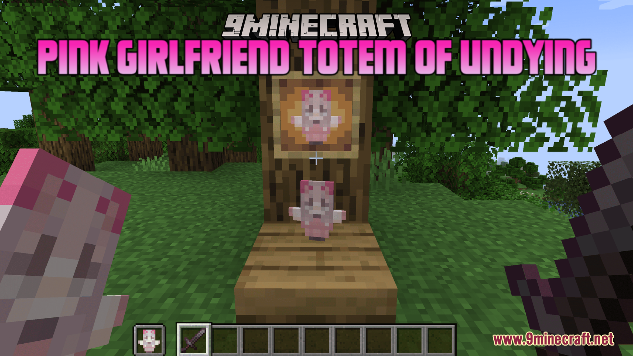Pink Girlfriend Totem of Undying Resource Pack