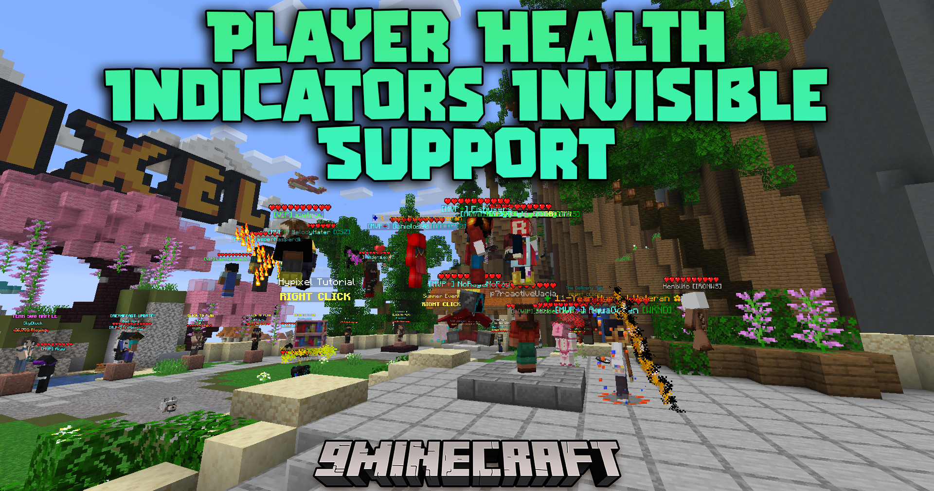 Player Health Indicators Invisible Support Mod