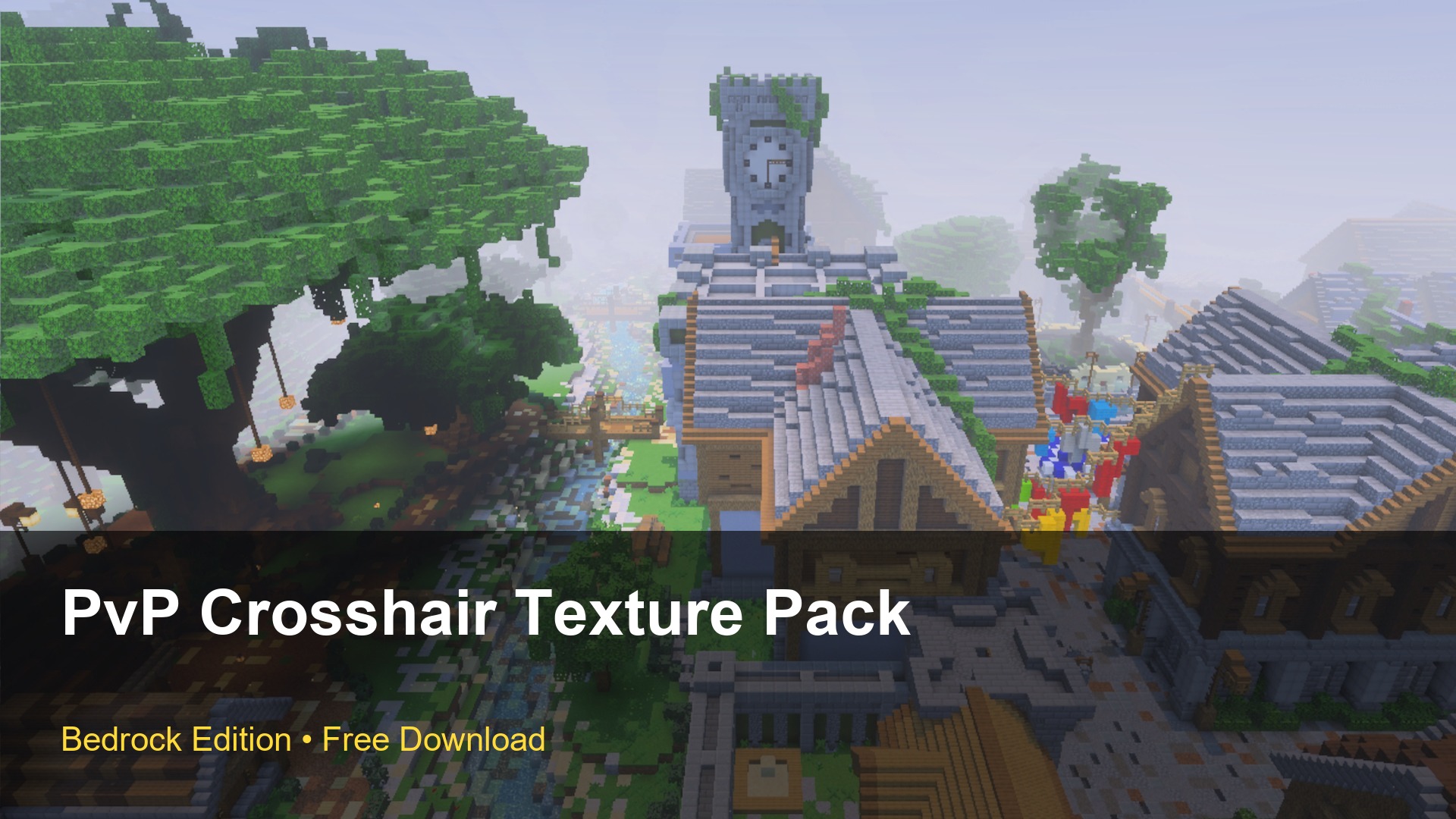 PvP Crosshair Texture Pack (26.x, 1.21) – Fifteen Custom Targeting Styles