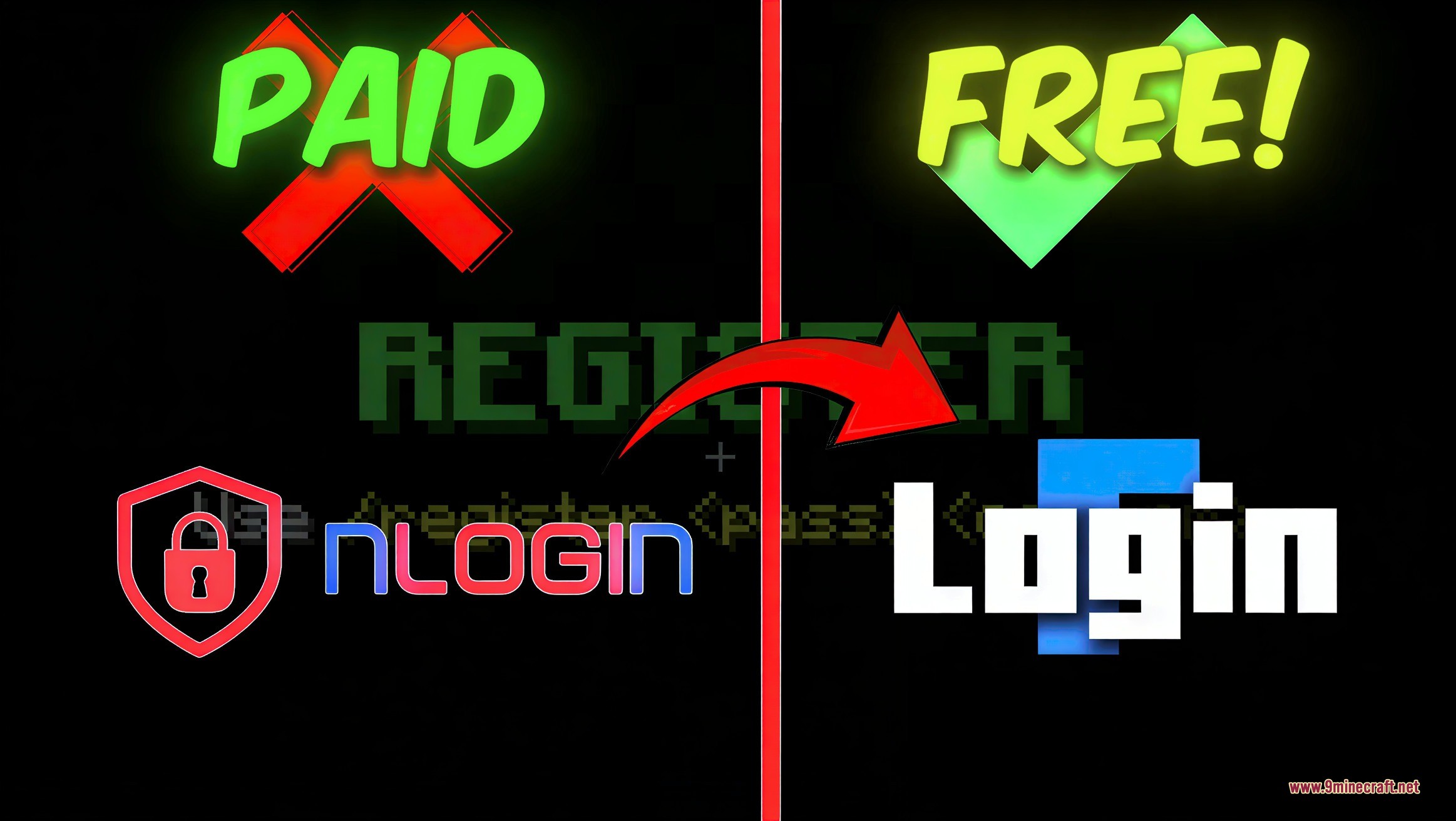 Comparison between paid and free login plugins for a Minecraft server