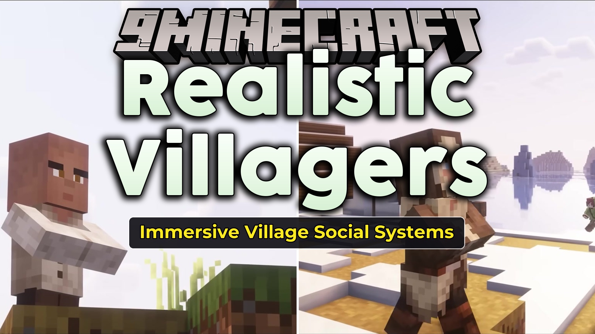 Realistic Villagers by Vaerph Resource Pack