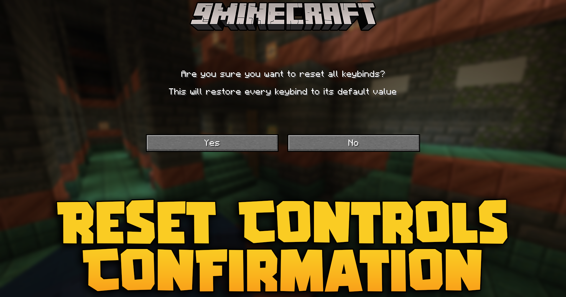 Reset Controls Confirmation Mod