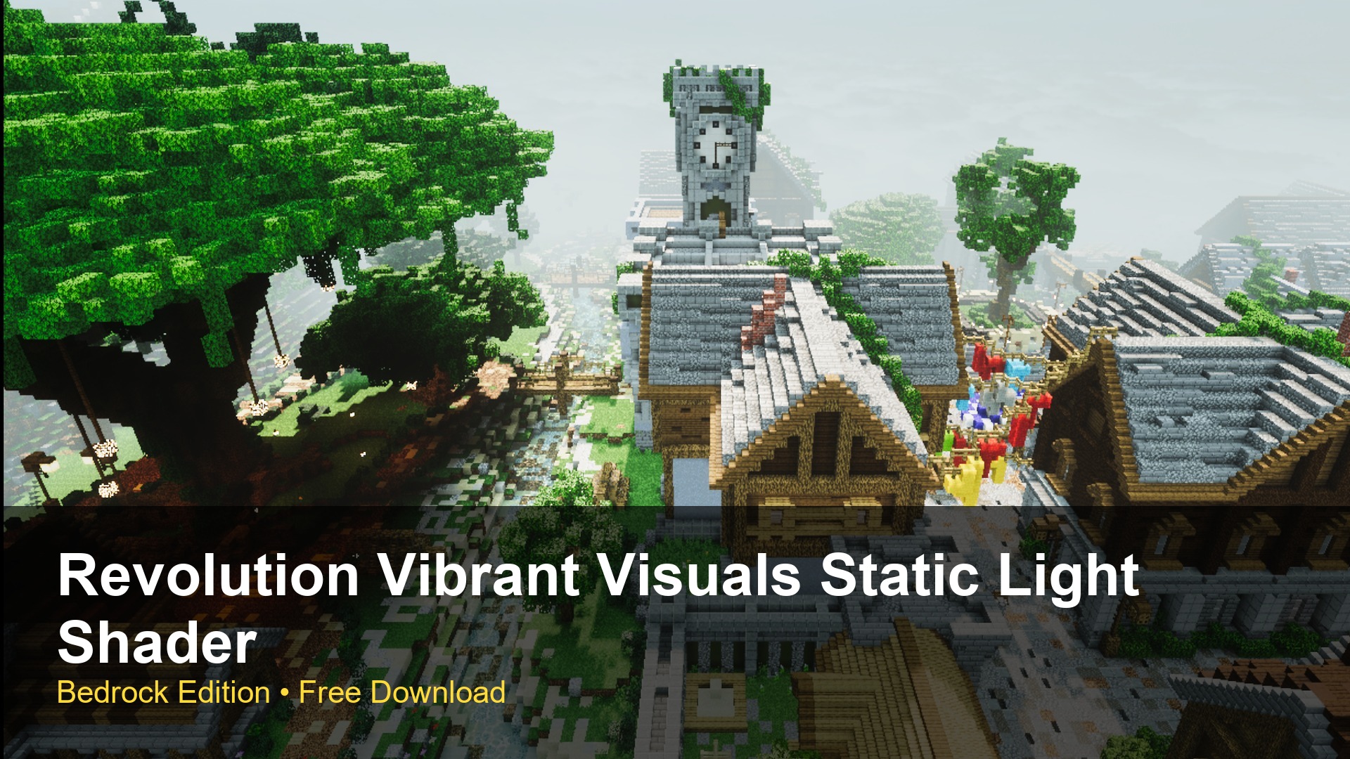 Revolution Vibrant Visuals Static Light Shader (26.x) – MCPE/Bedrock
