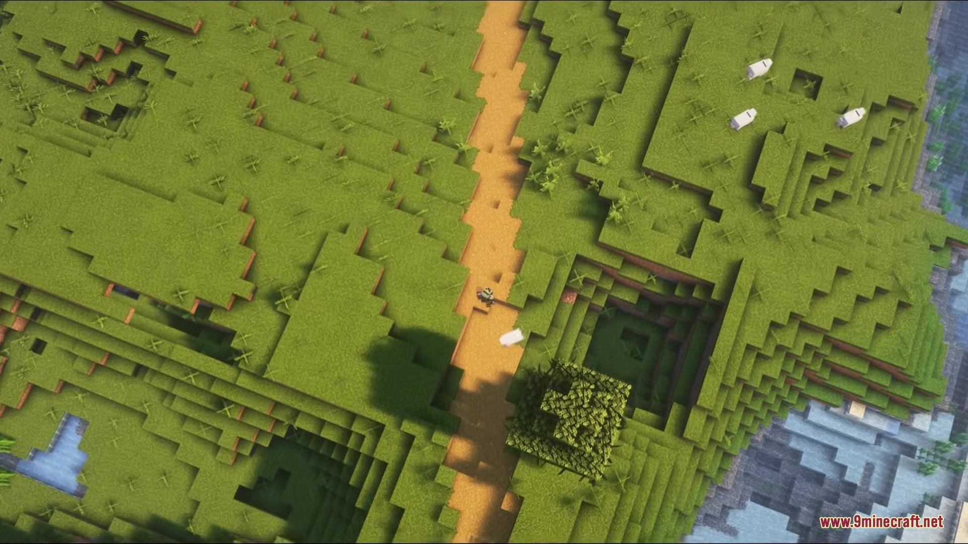 Road Weaver by Shiroha Mod Screenshot 2 Road Weaver generates a long dirt path winding through the green hills