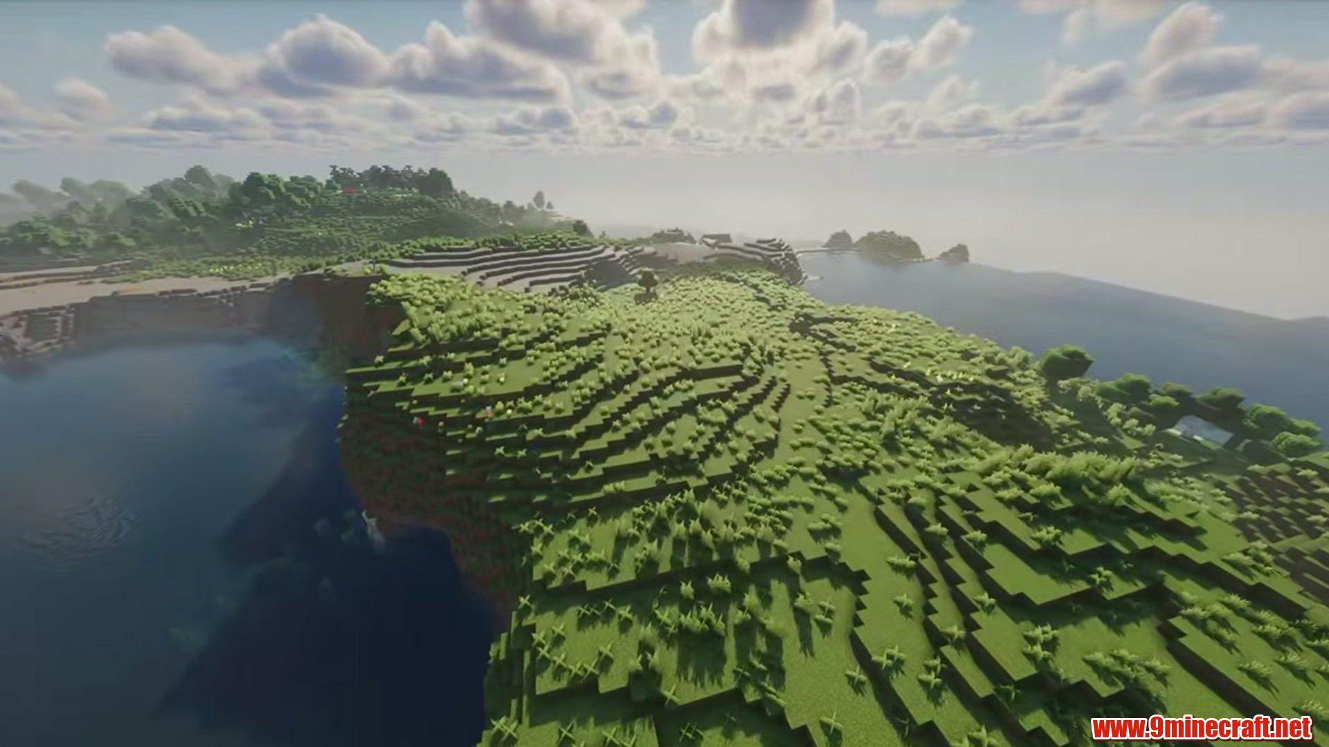 Second landscape view from Minecraft seed 3920049969206365099