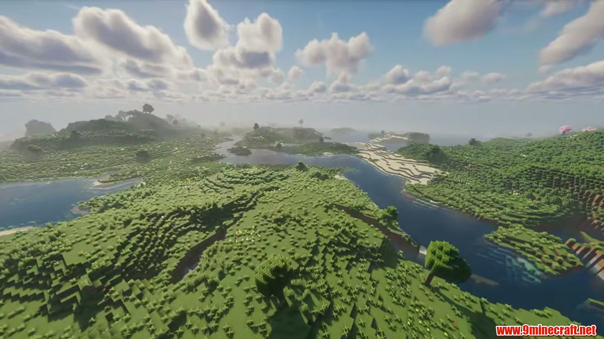Second landscape view from Minecraft seed 3830394880821512502