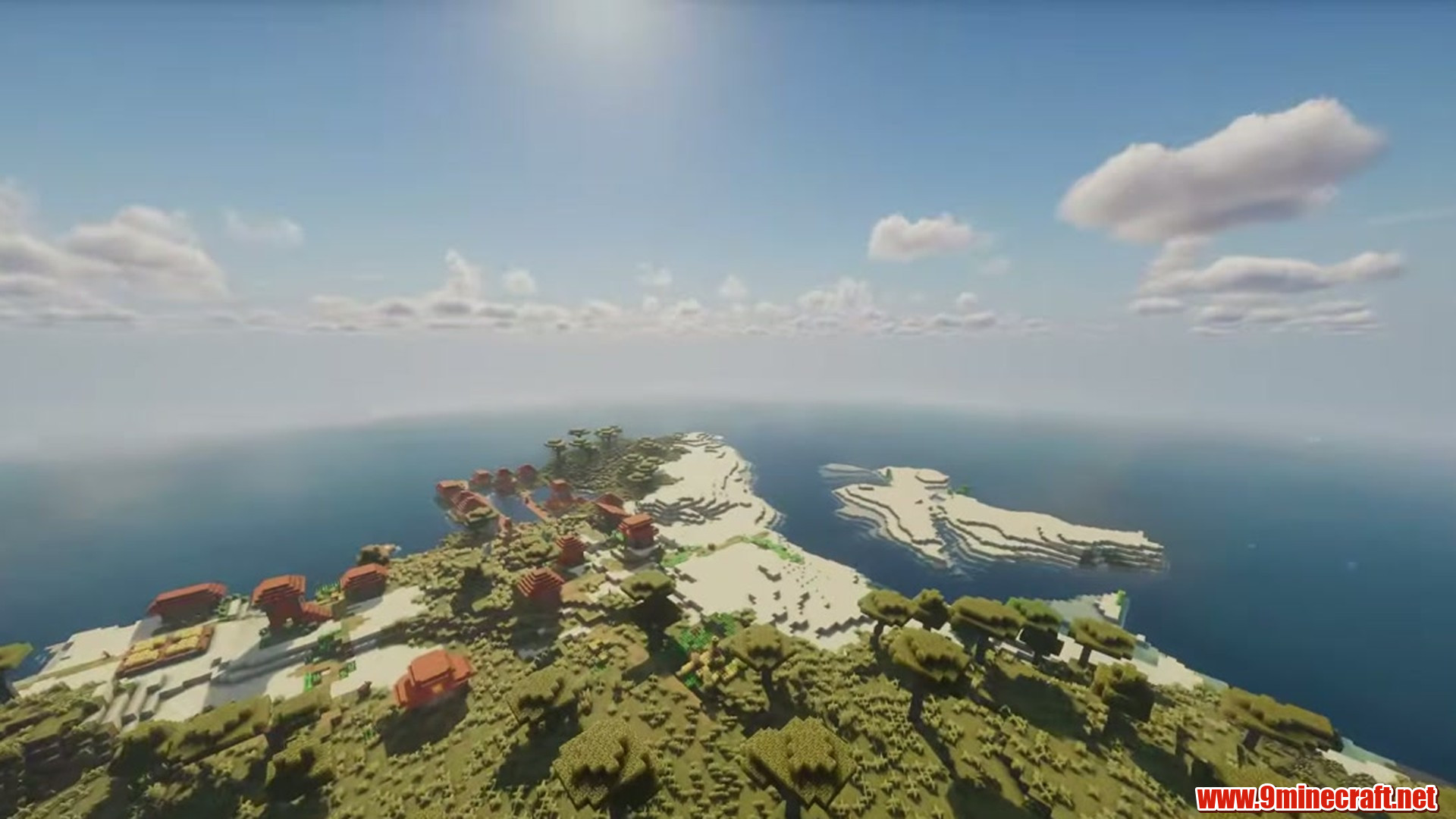 Perfect Flat Land Village Seed in Minecraft seed 7867422070773689435