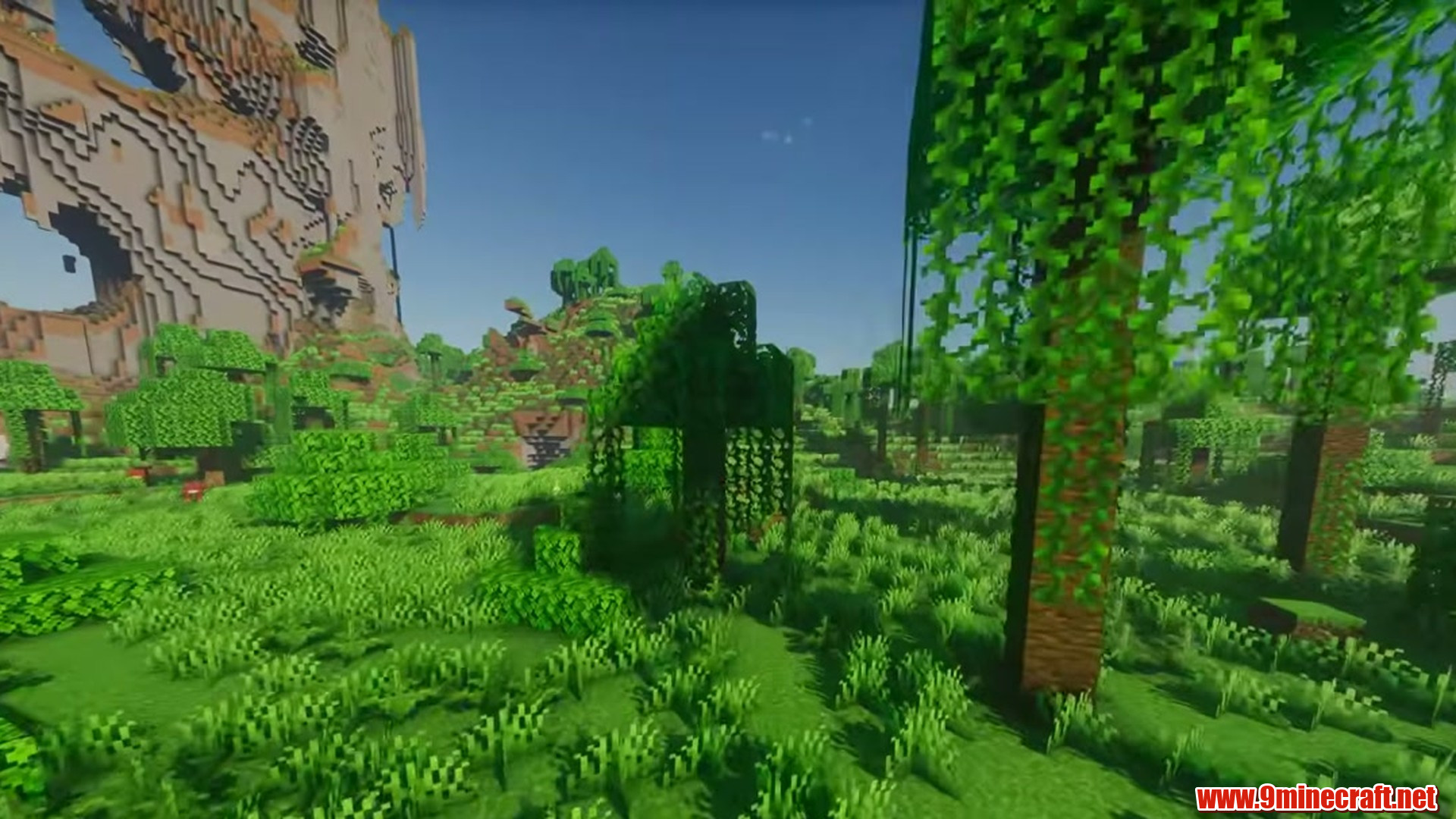 Perfect Flat Land Jungle Seed in Minecraft seed 7738846249002434569