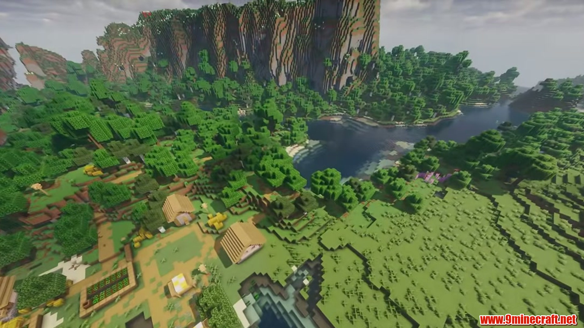 Perfect Flat Land Plains Village Seed in Minecraft seed 806211579342223306
