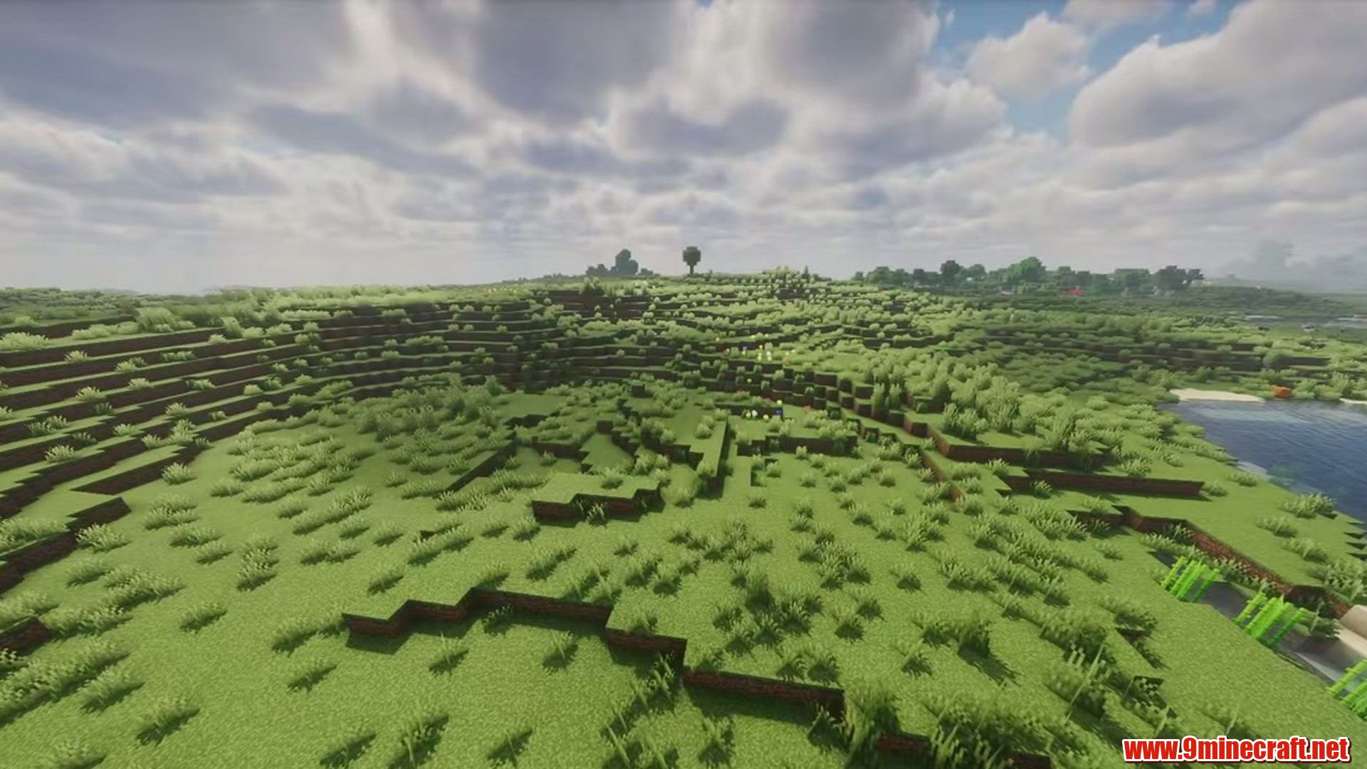 Second landscape view from Minecraft seed 806211579342223306
