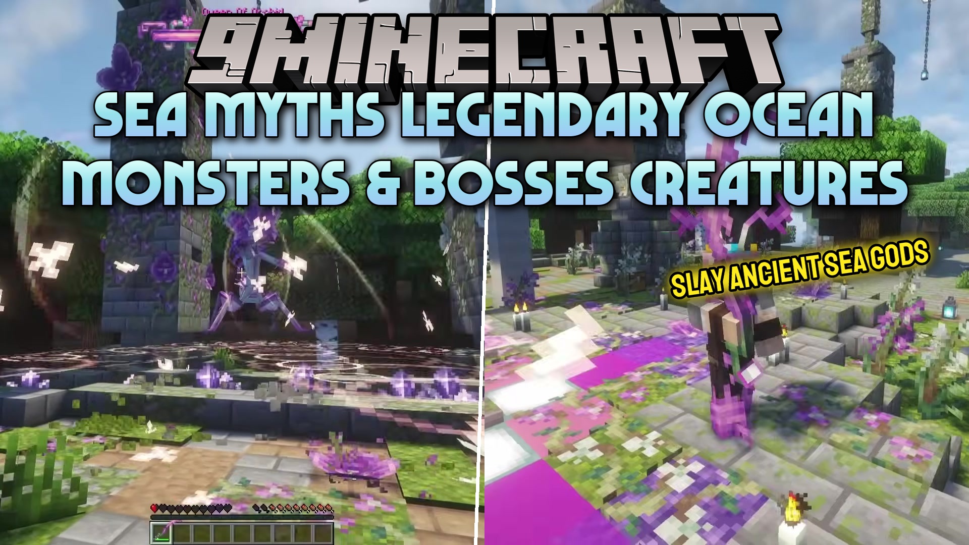 Sea Myths Legendary Ocean Monsters & Bosses Creatures Mod