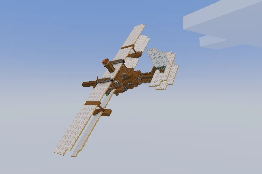 The Seaplane Needlefish Schematic with white wings flying in the sky