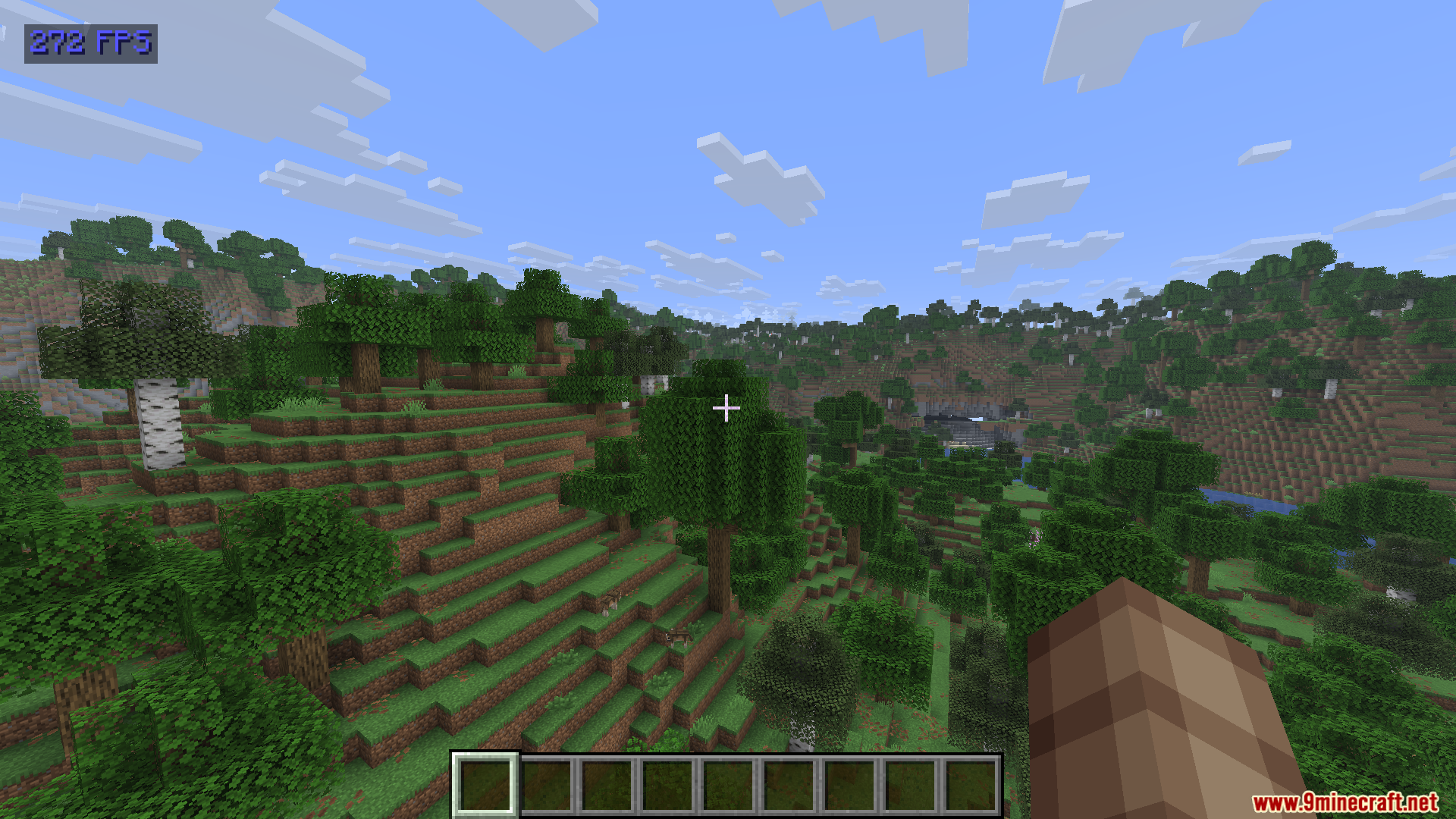 Show FPS Mod Screenshot 9 A blue frame rate counter is displayed in the corner of the screen