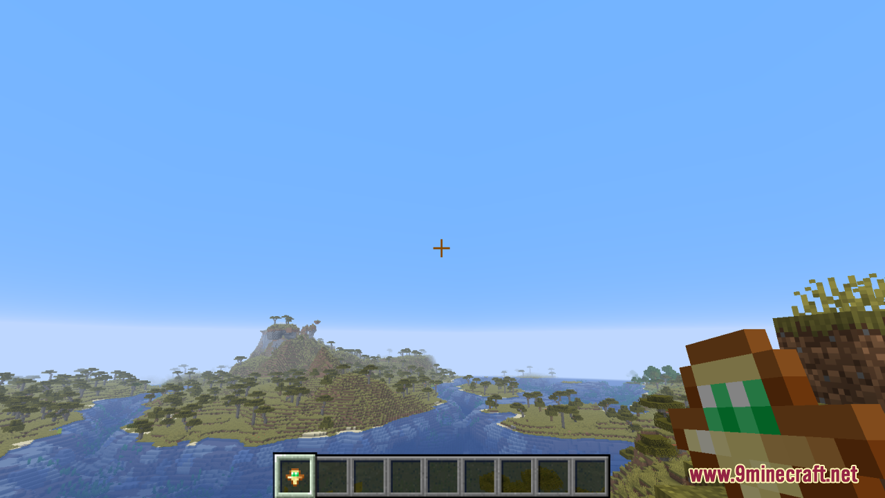 Smaller Totems Resource Pack Screenshot 2 Smaller Totems Resource Pack shrinks the totem size for a much clearer view
