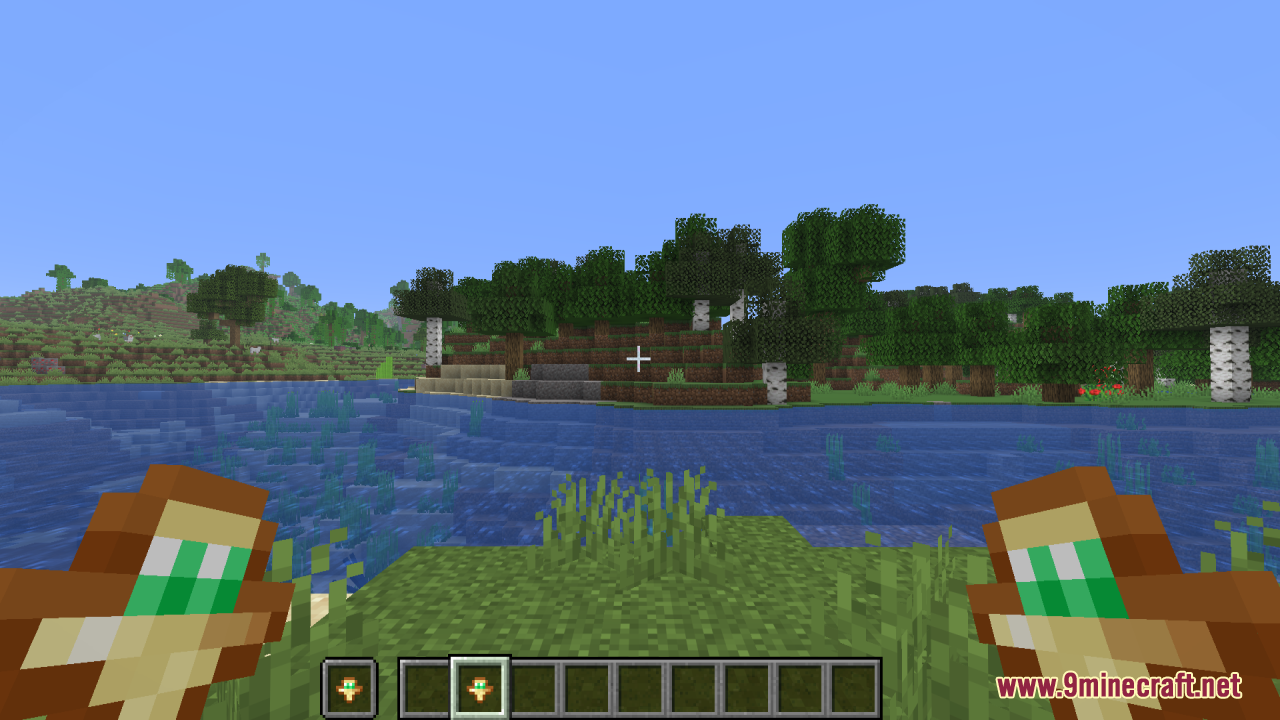 Smaller Totems Resource Pack Screenshot 7 Smaller Totems Resource Pack shrinks the size of the Totem of Undying in hand