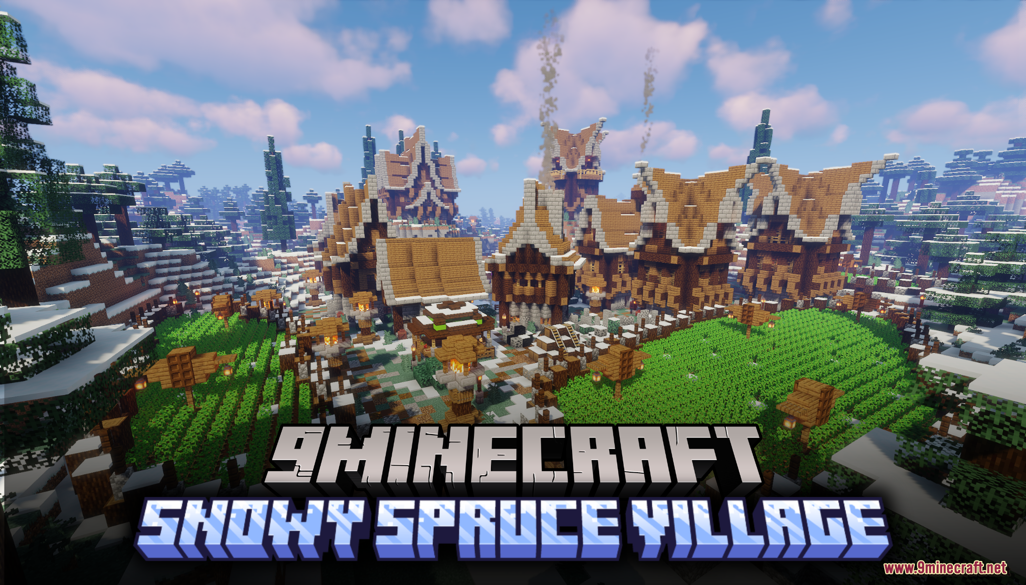 Snowy Spruce Village Map