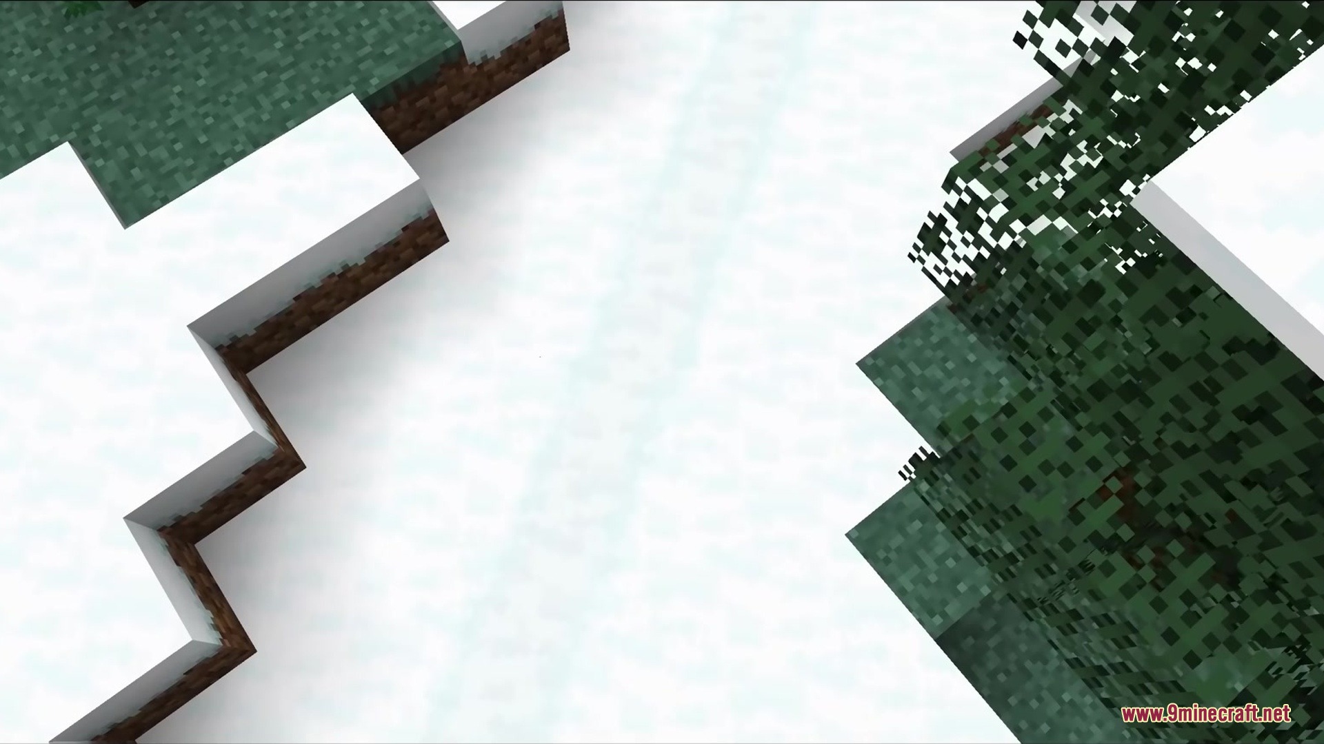 Soft Imprints Mod Screenshot 2 A trail of footprints left on a snowy path between forest trees