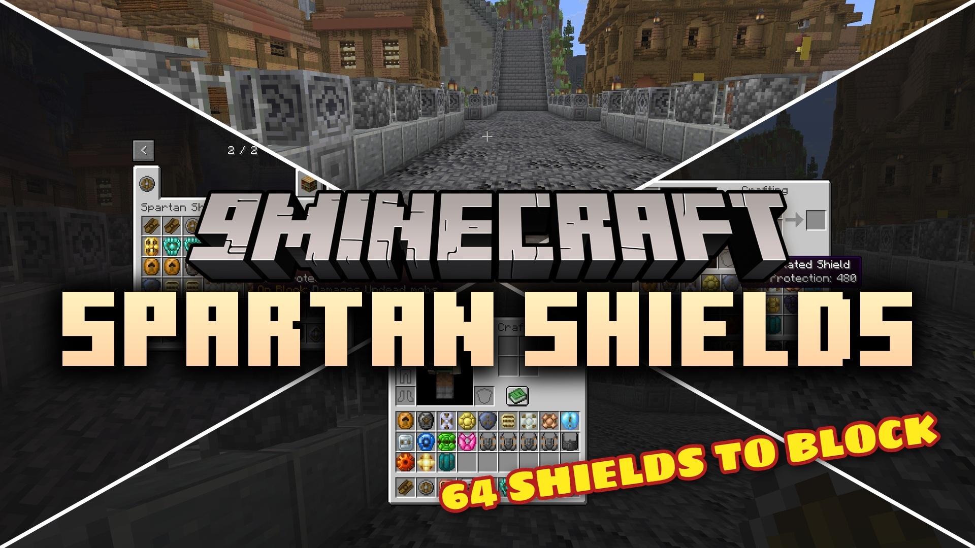 Spartan Shields 9minecraft Mod Thumbnail