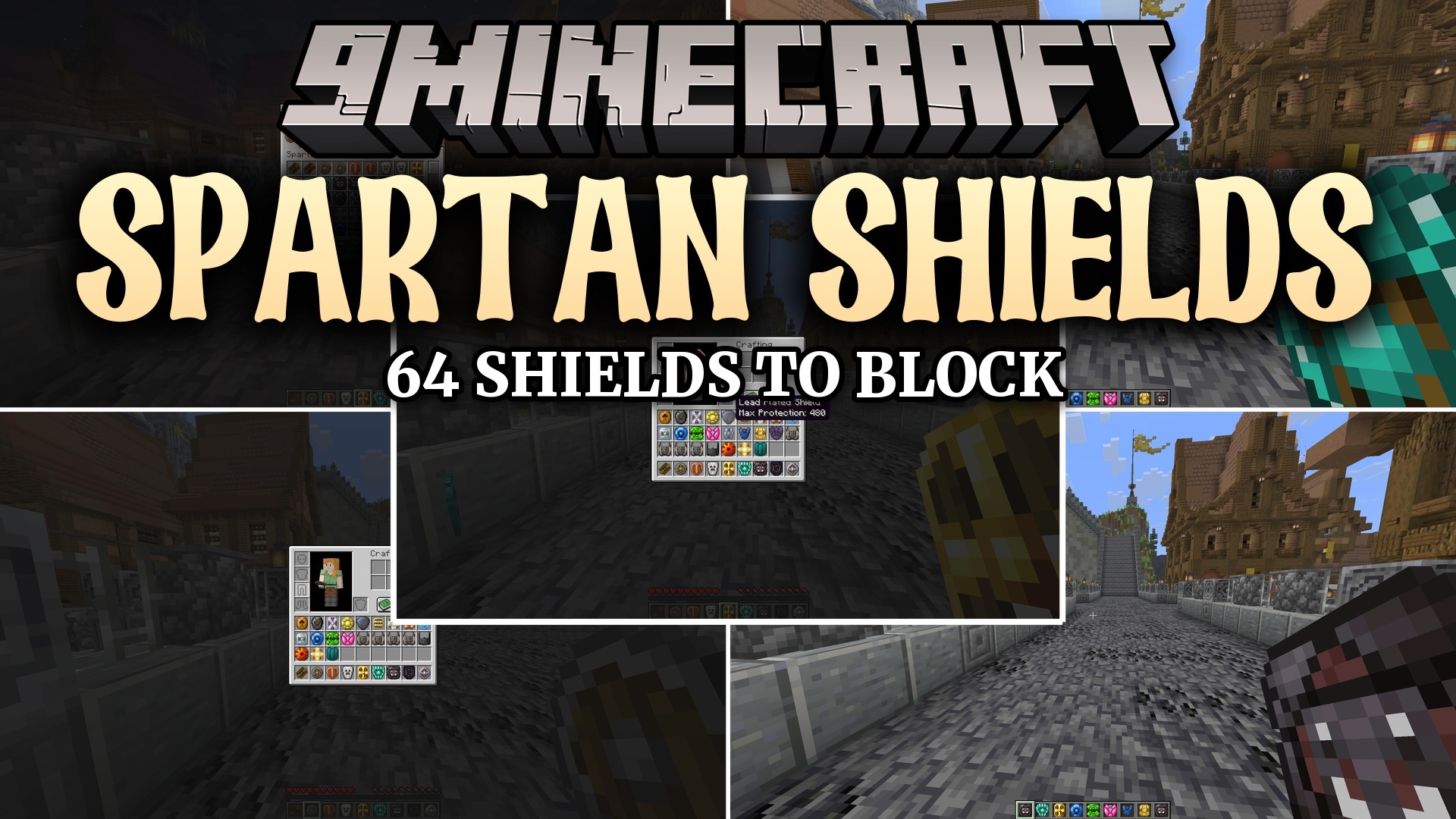 Spartan Shields 9minecraft Mod Thumbnail