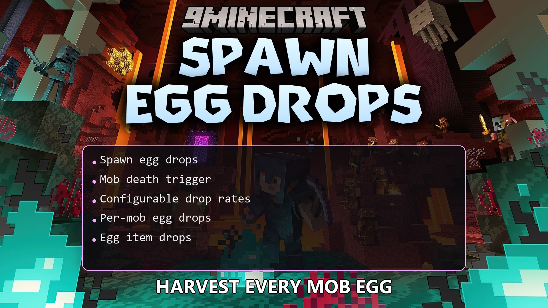 Spawn Egg Drops Plugin