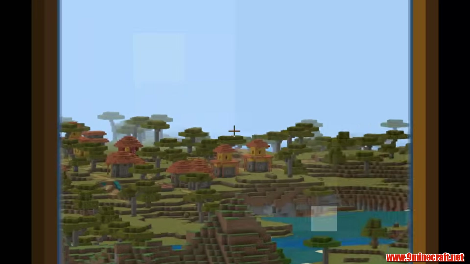 Second landscape view from Minecraft seed 6088624825744955105