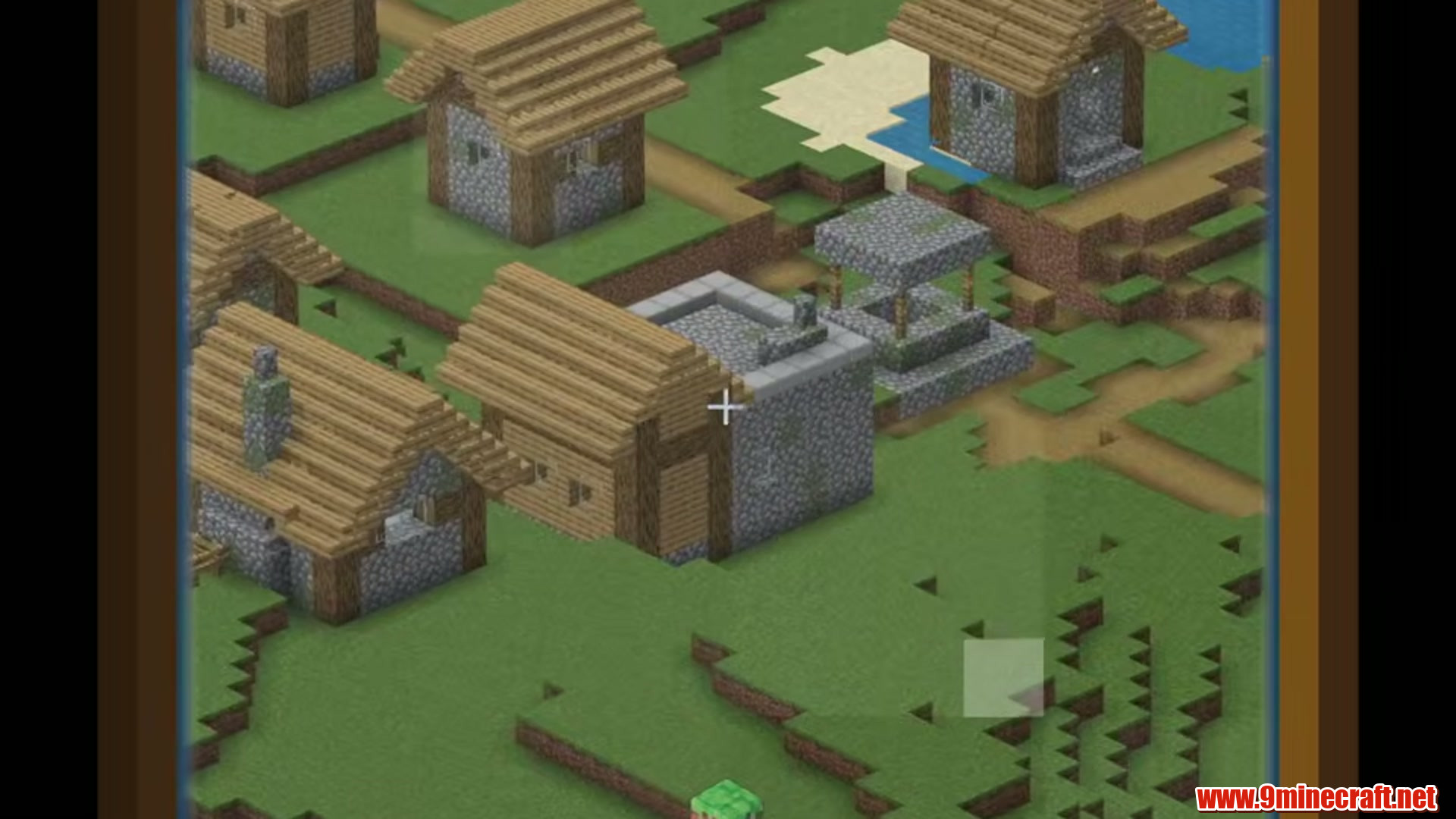 Four Blacksmiths and Cherry Spawn in Minecraft seed 6793398575257360669