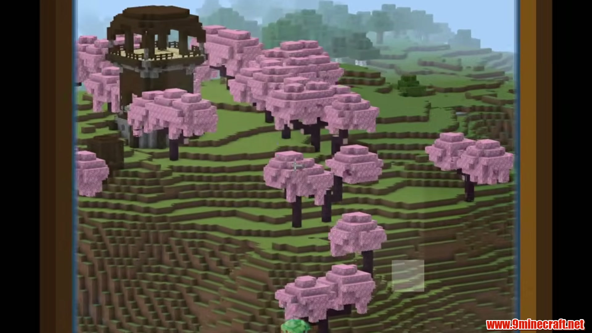 Second landscape view from Minecraft seed 6793398575257360669