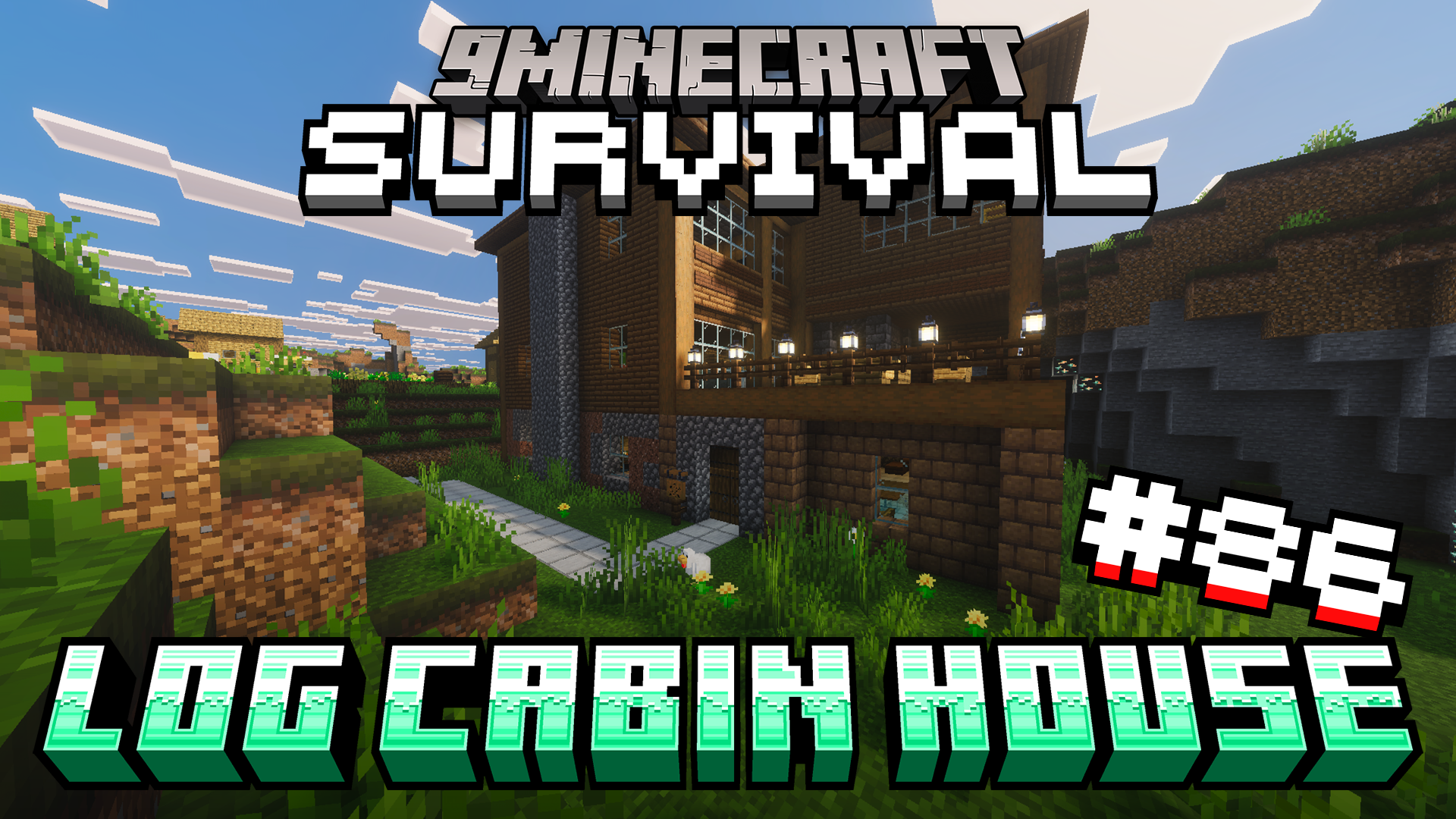 Survival Log Cabin House 86 Map