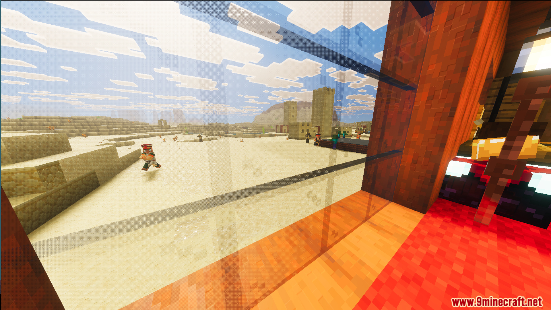 Survival Modern Flat House 39 Map Screenshot 5 Survival Modern Flat House 39 Map view from inside the desert home