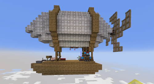 Suvival Frendly My Frist Aireship Nbt Schematic Thumbnail