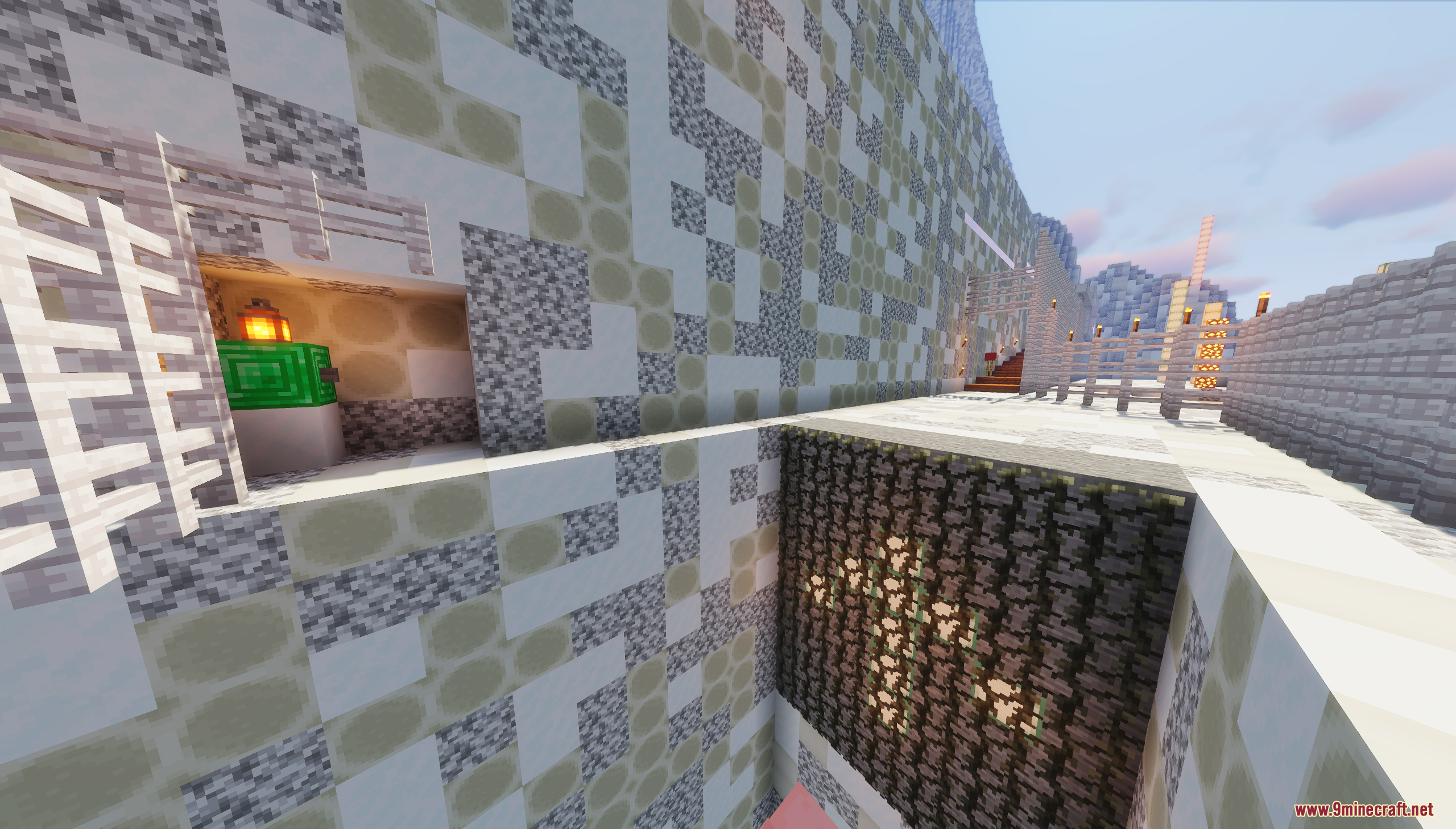 The Ashen Wastes Map Screenshot 8 A small room with a lantern behind iron bars in a stone wall