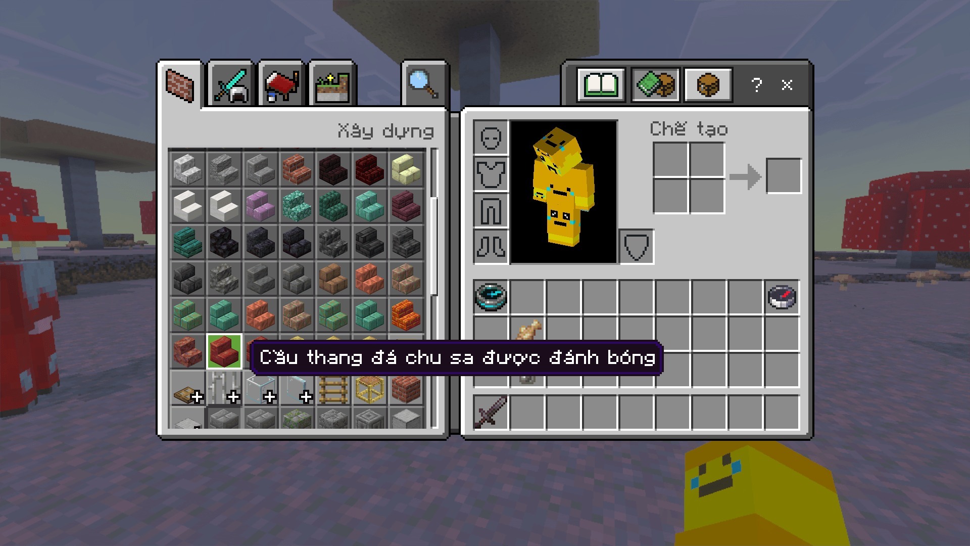 Ty el Vietnamese Language Pack Texture showing translated inventory items and tooltips
