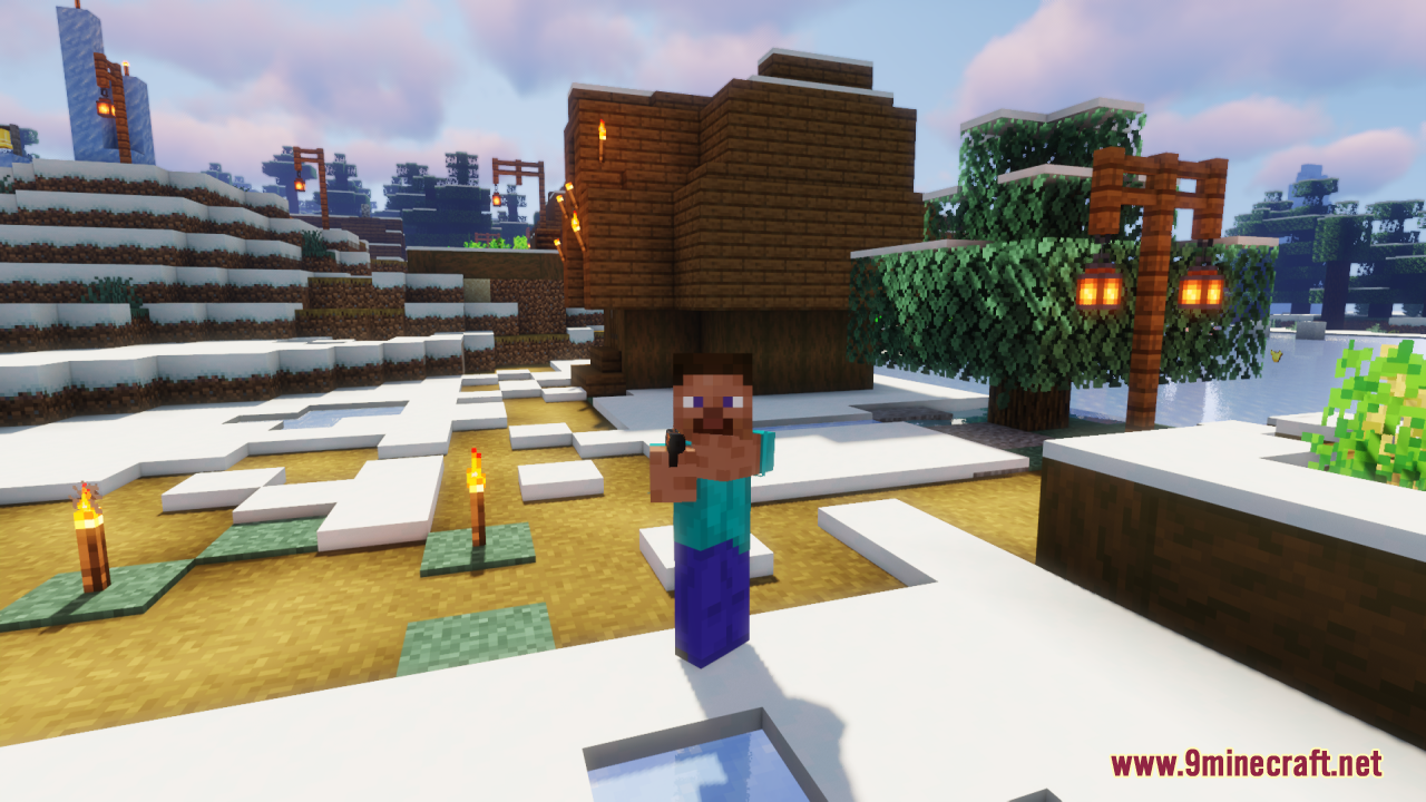 Player character aiming a 3D firearm model directly at the viewer