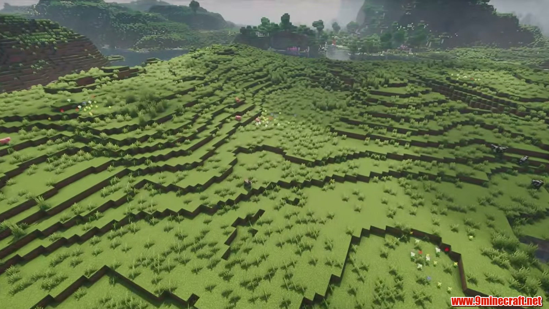 Flat island chain in Minecraft seed -7840452636159791063