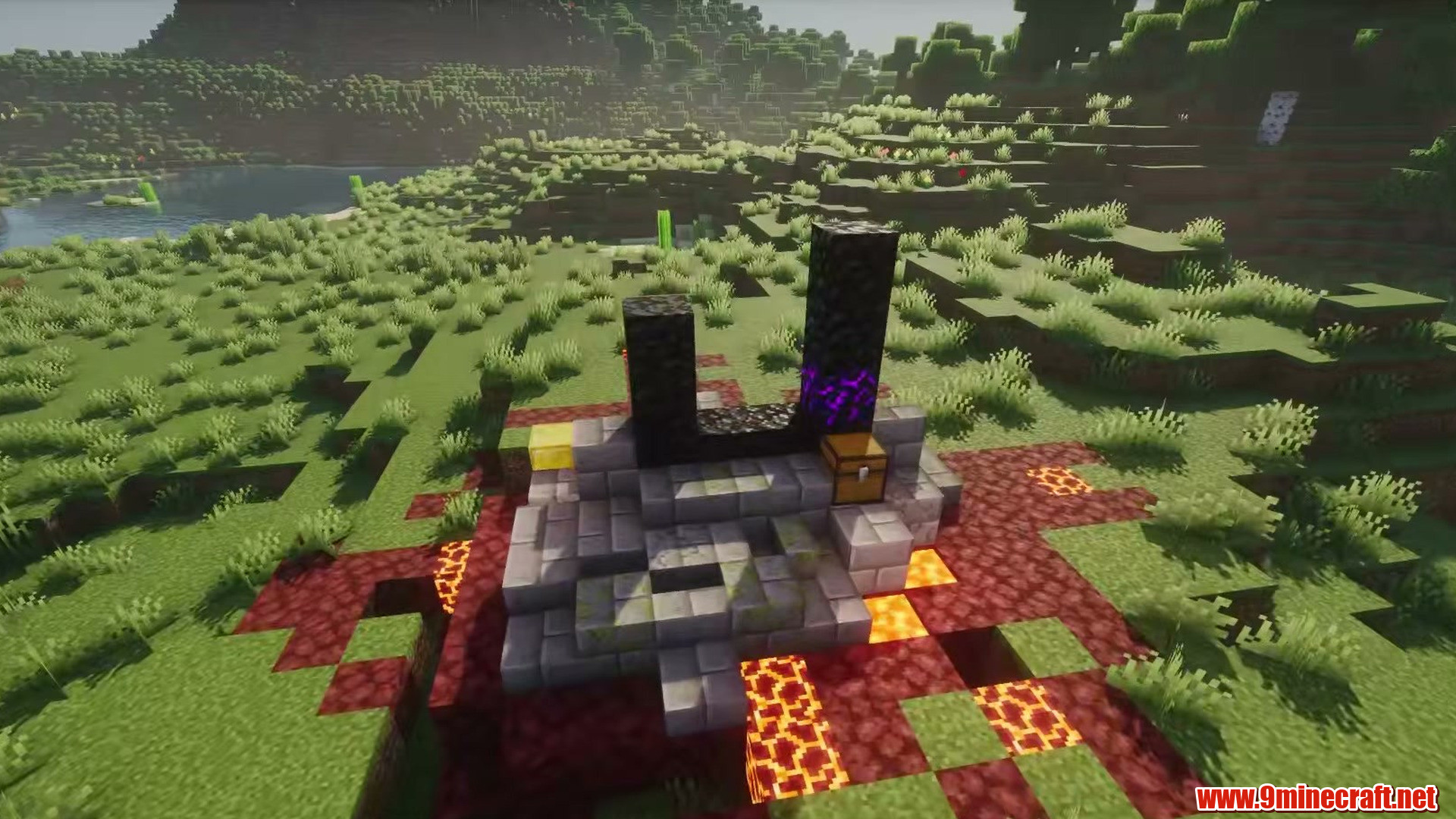 Open plains around the spawn portal