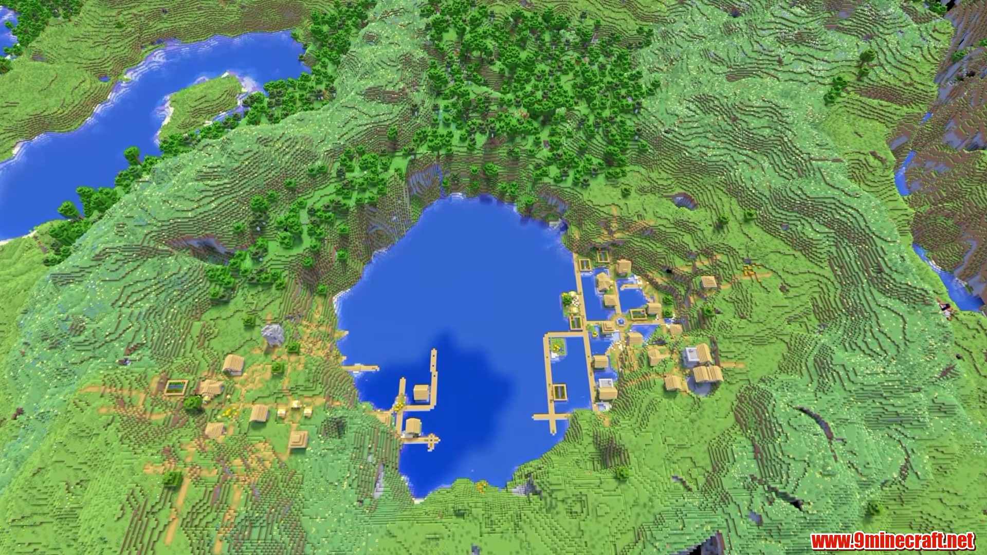 Lake shore near the spawn village