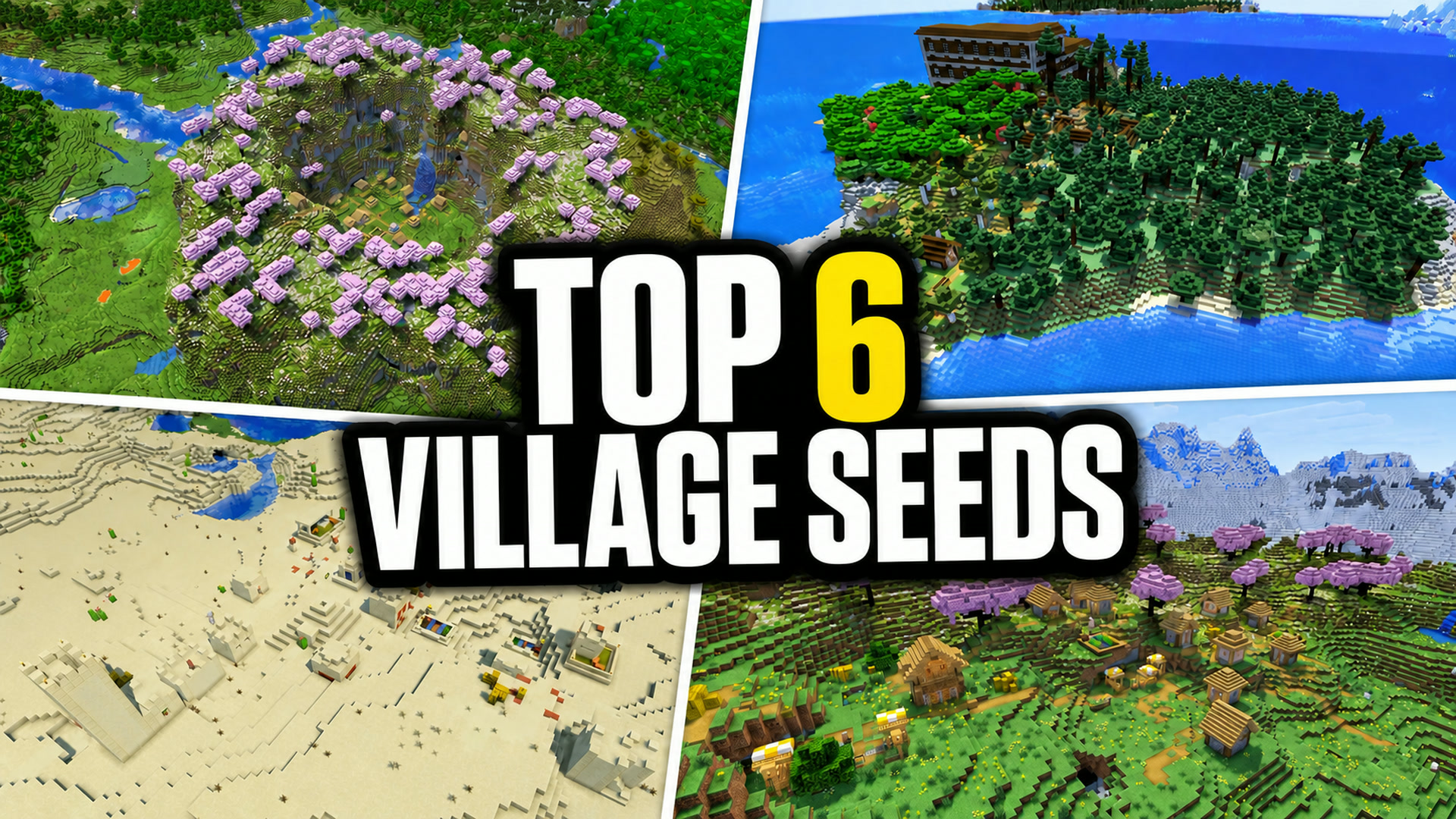 Top 6 Village Seeds For Minecraft (26.2, 1.21.11) - Java Edition