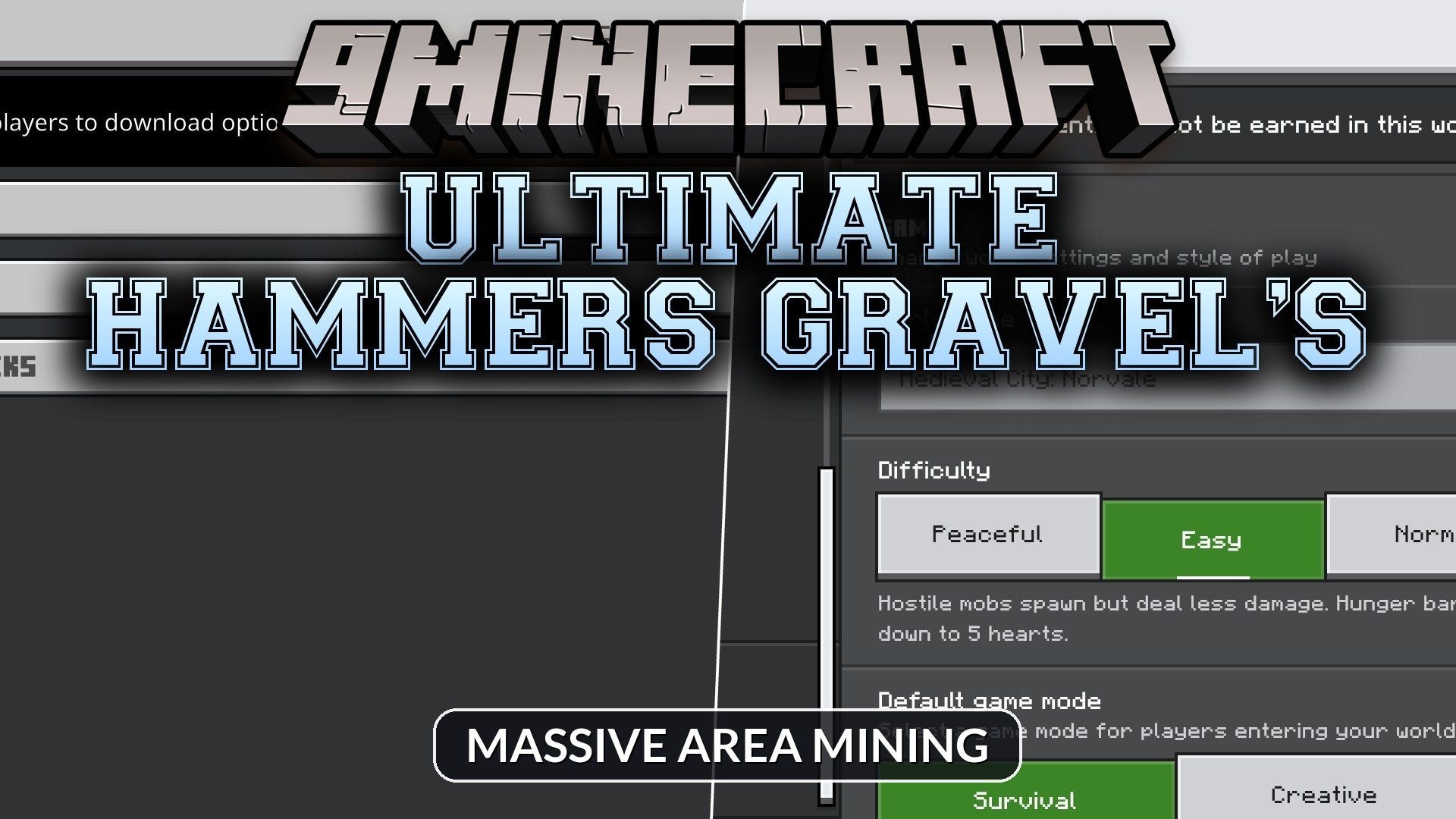 Ultimate Hammers Gravel's Addon