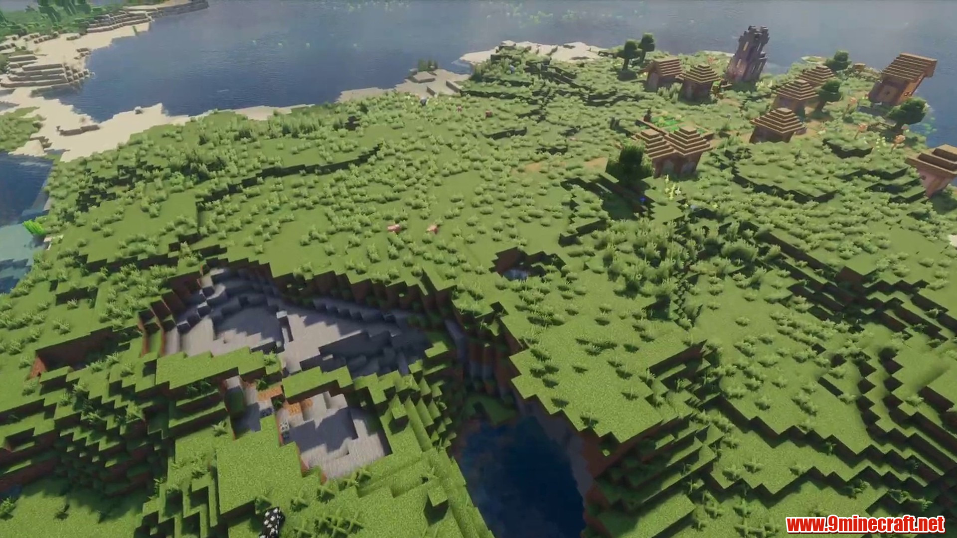Ocean Village Seed in Minecraft seed -3963331482619016220