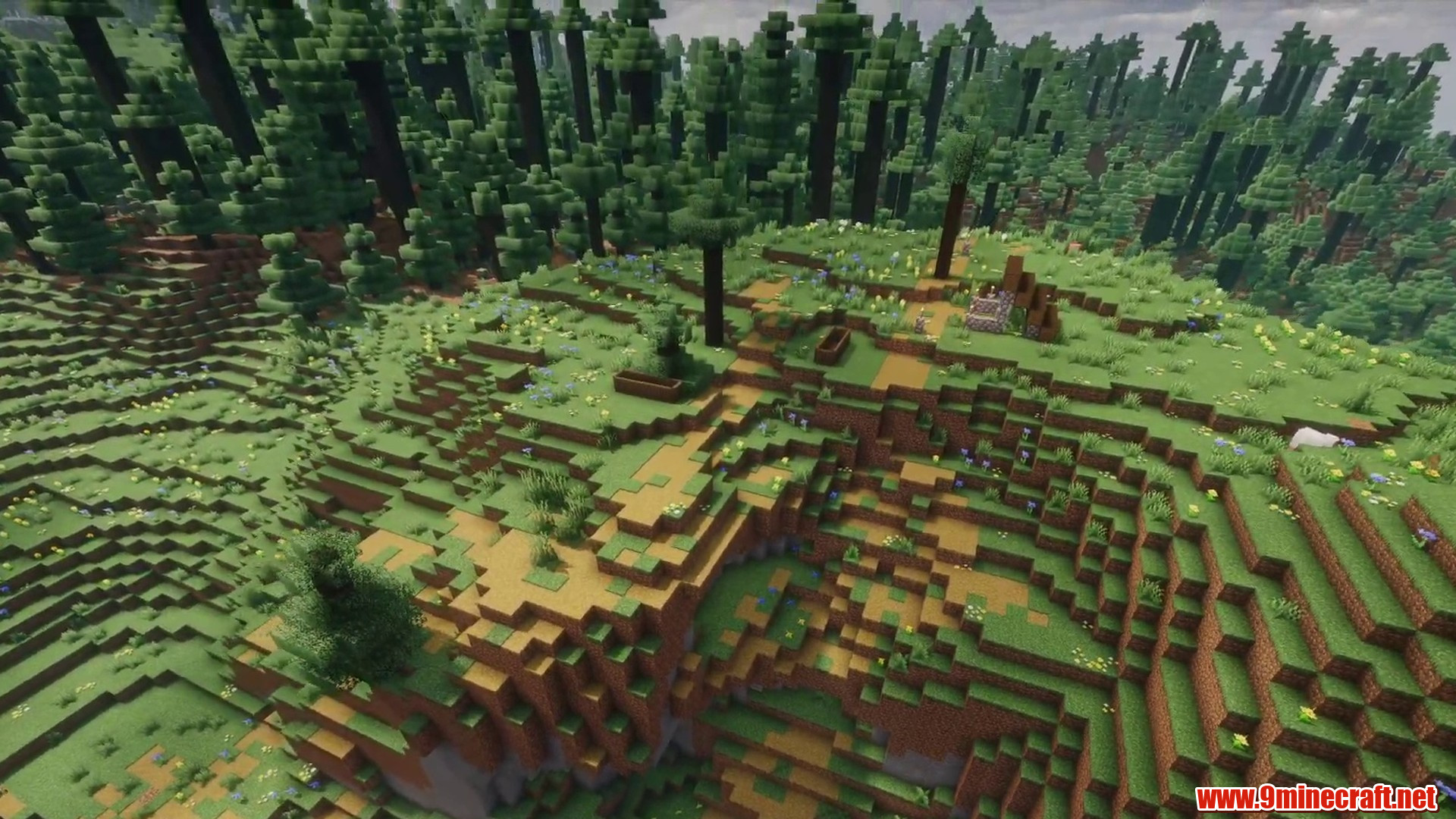 Hill Village Seed in Minecraft seed 403838806398805911